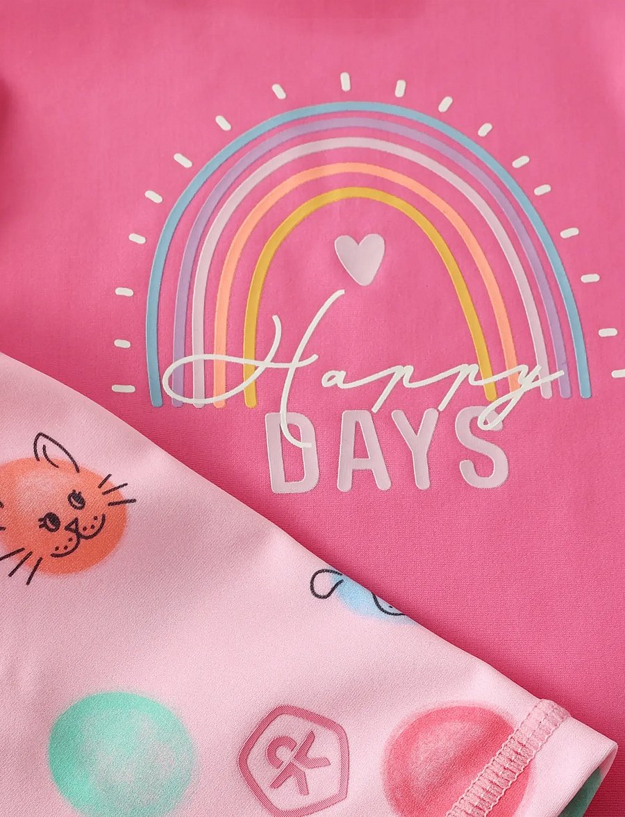 Color Kids - Baby T-shirt Set S/S - badetoy - pink lemonade - 4
