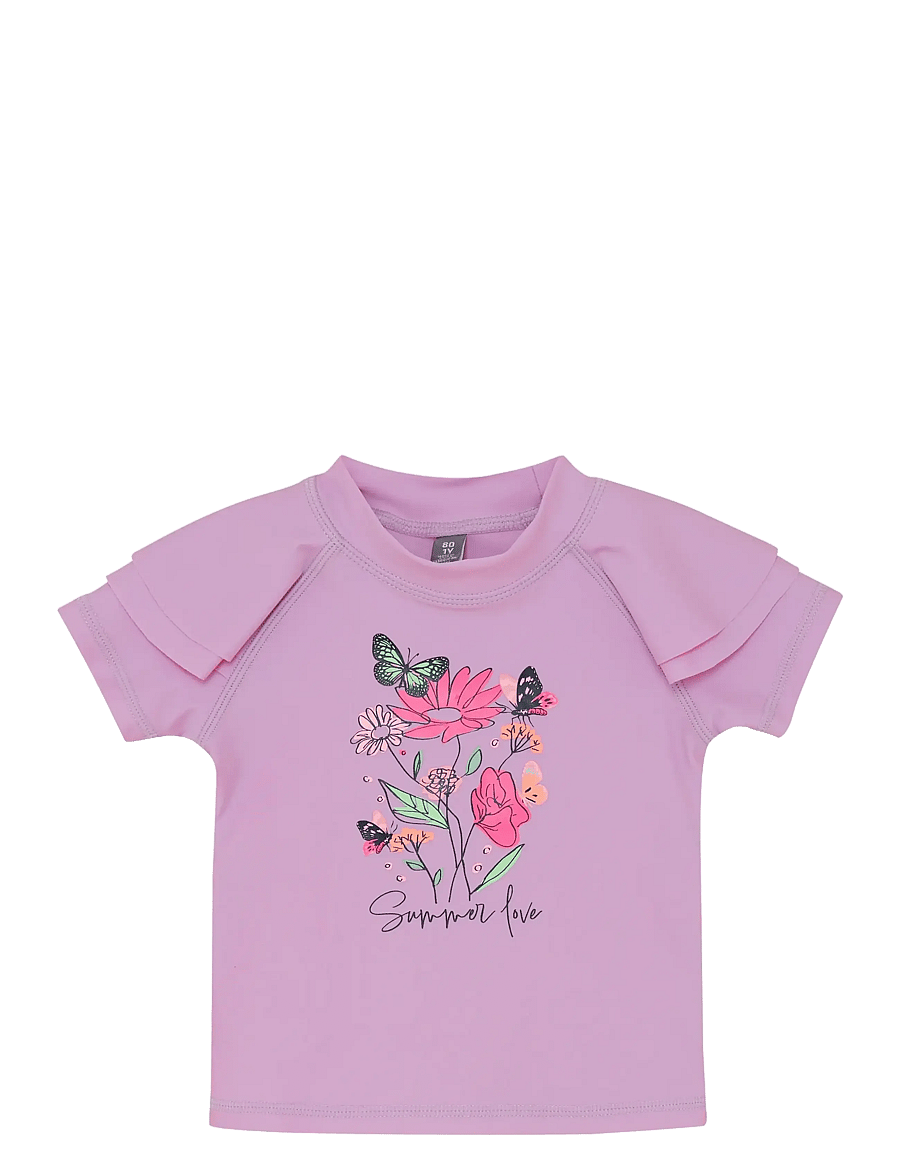 Color Kids - Baby T-shirt S/S - hauts de maillot de bain - lavender mist - 0