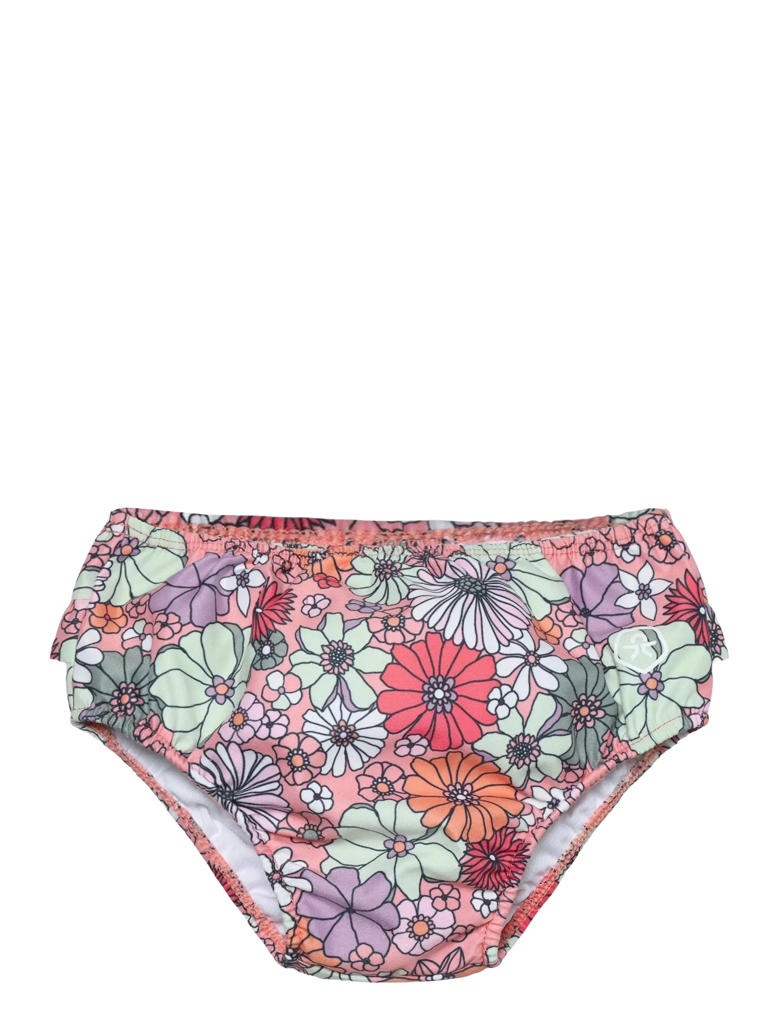Color Kids Baby Swimdiaper W. Frills,AOP - Schwimmwindeln - CORAL BLUSH / coral