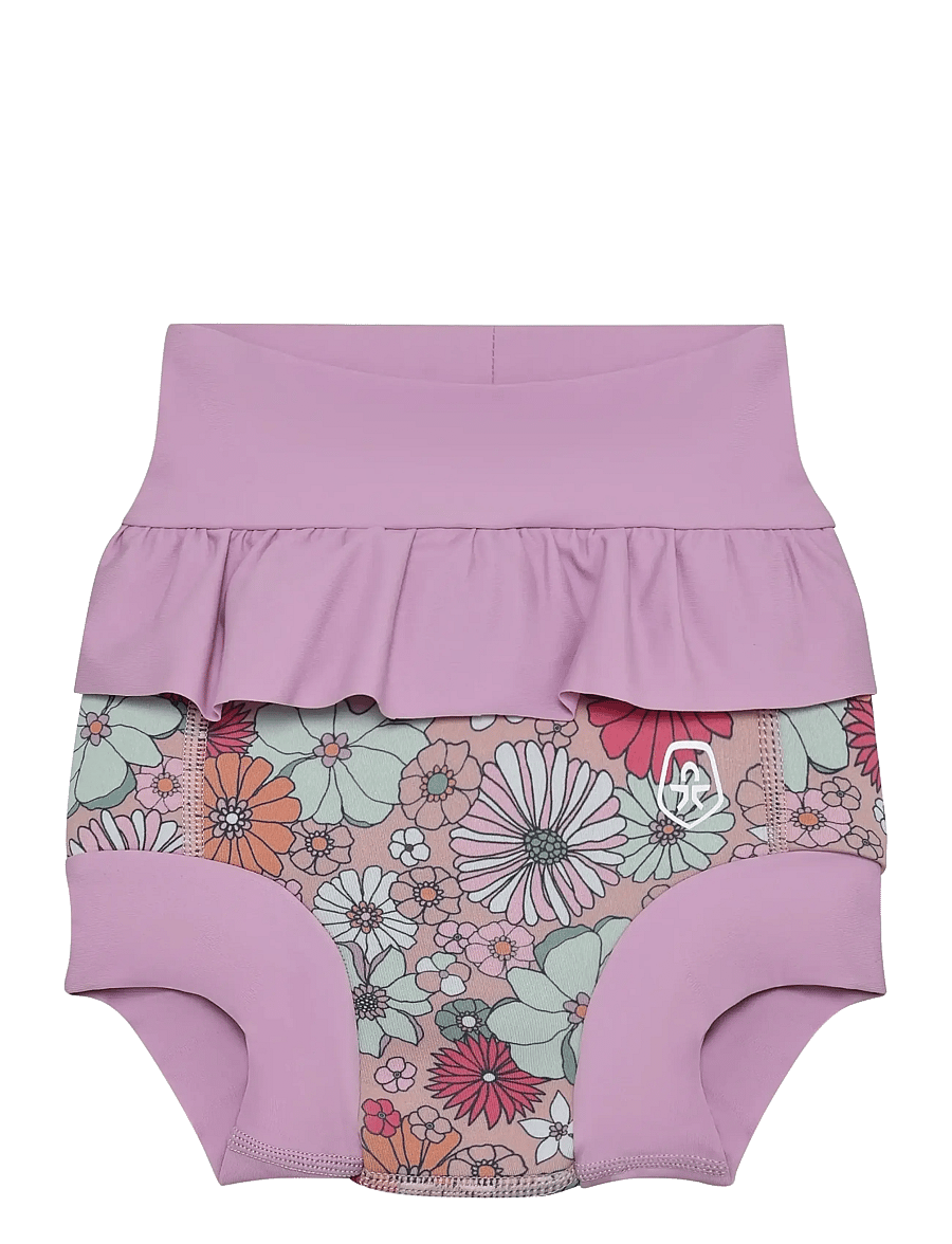 Color Kids - Trunks W. Frills, AOP - schwimmwindeln - lavender mist - 1