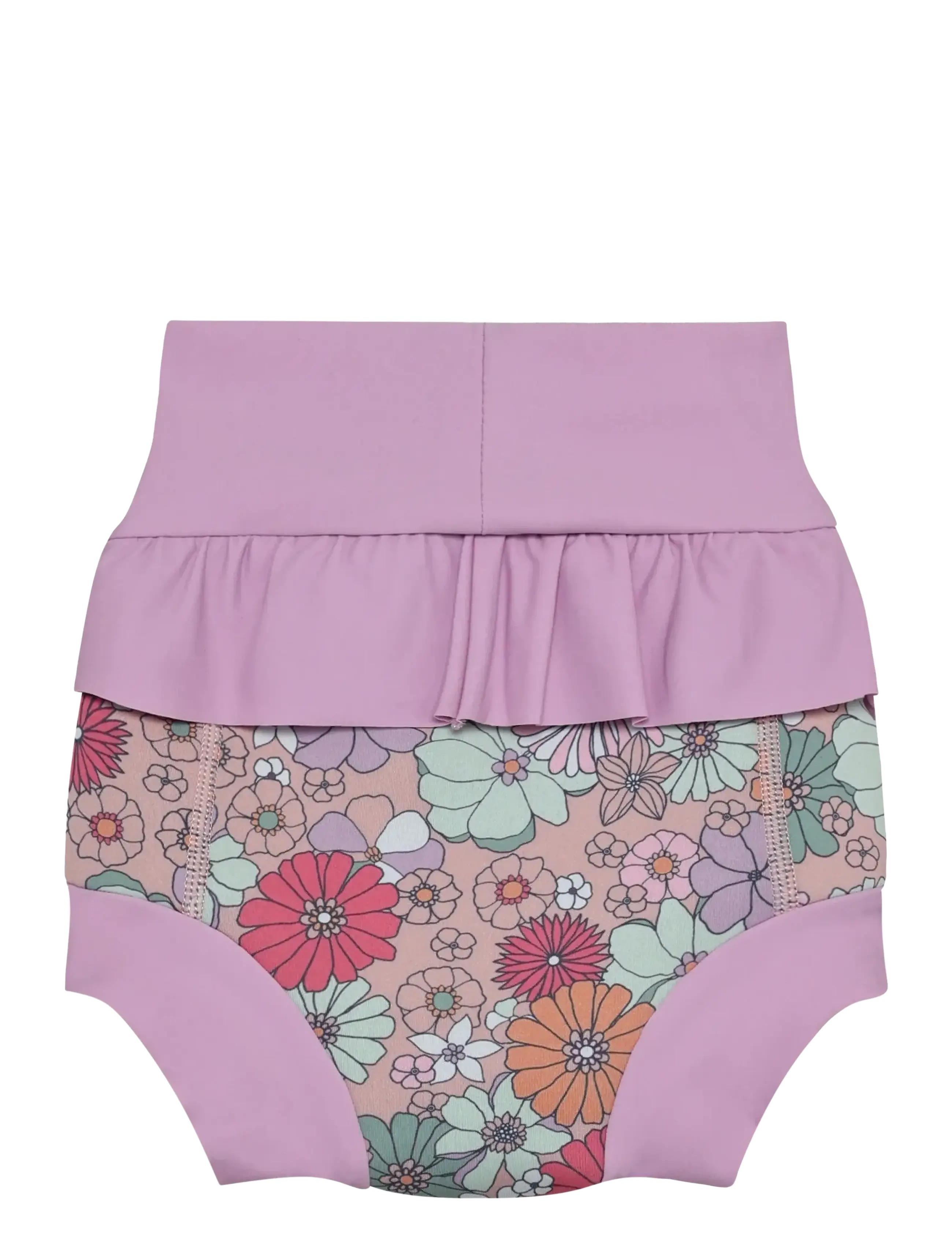 Color Kids - Trunks W. Frills, AOP - schwimmwindeln - lavender mist - 2