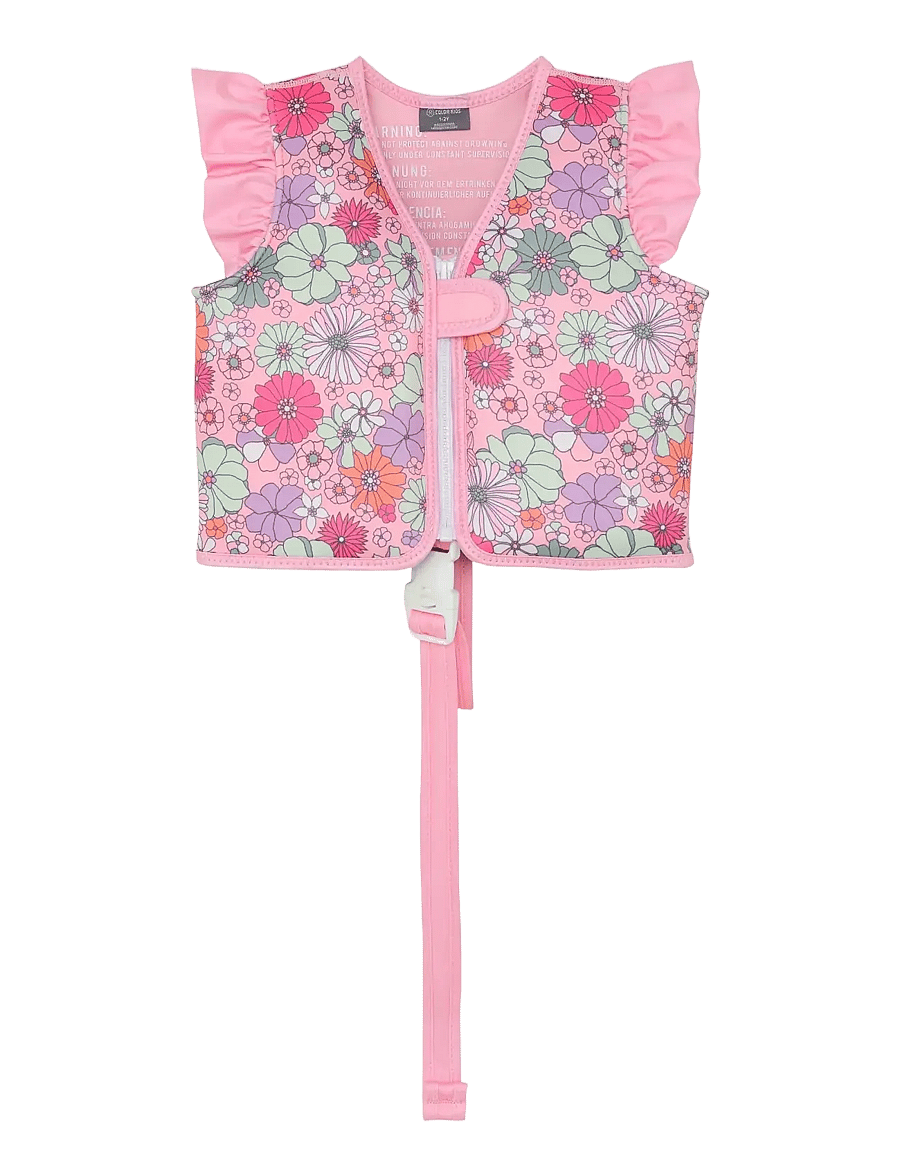 Color Kids - Swim Vest, AOP - schwimmzubehör - coral blush - 0