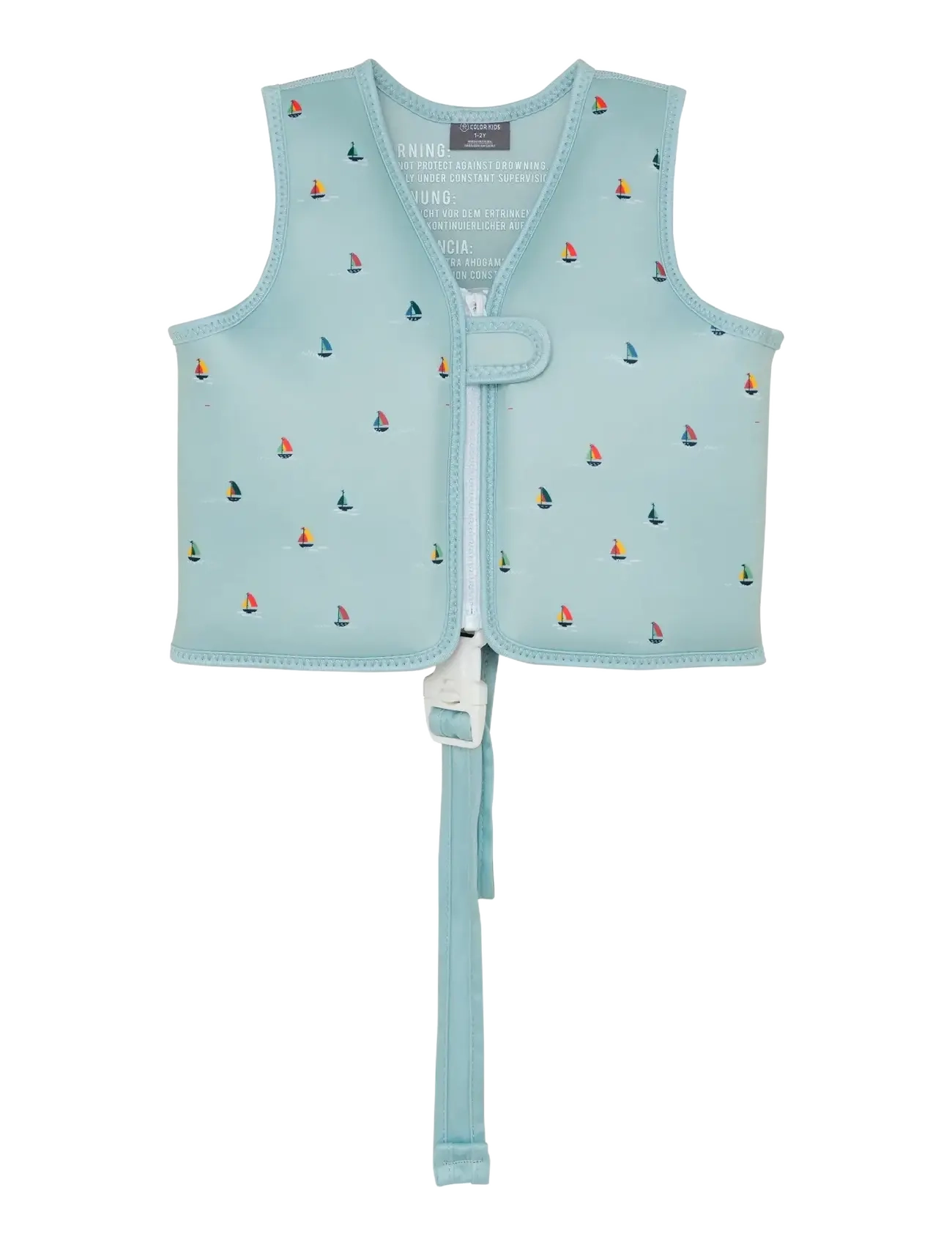 Color Kids Swim Vest, AOP - Color Kids - ETHER / blue