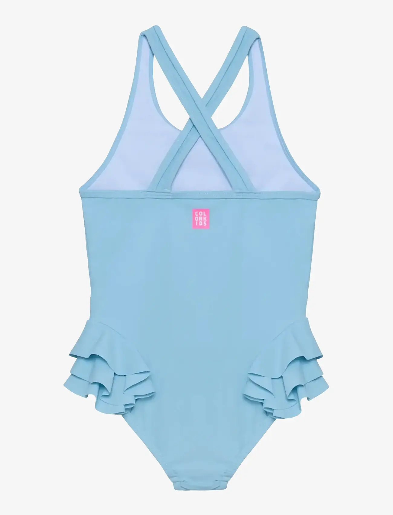 Color Kids - Swimsuit W. Application - badeanzüge - cerulean - 1