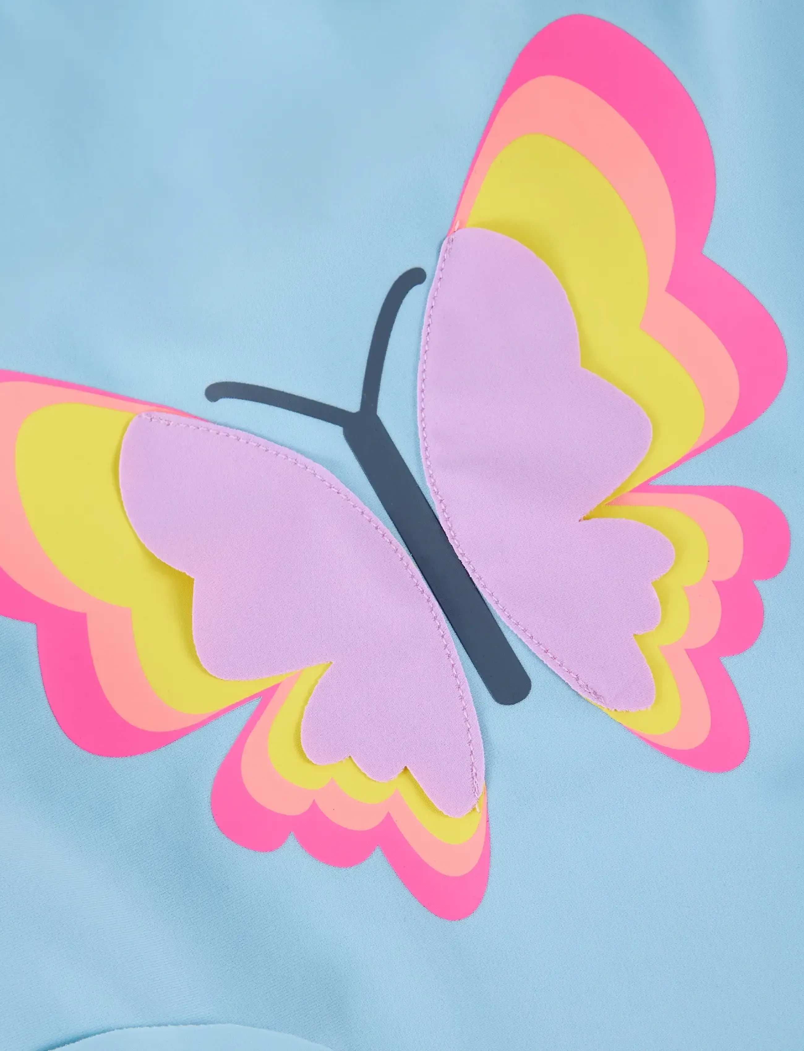 Color Kids - Swimsuit W. Application - badeanzüge - cerulean - 2