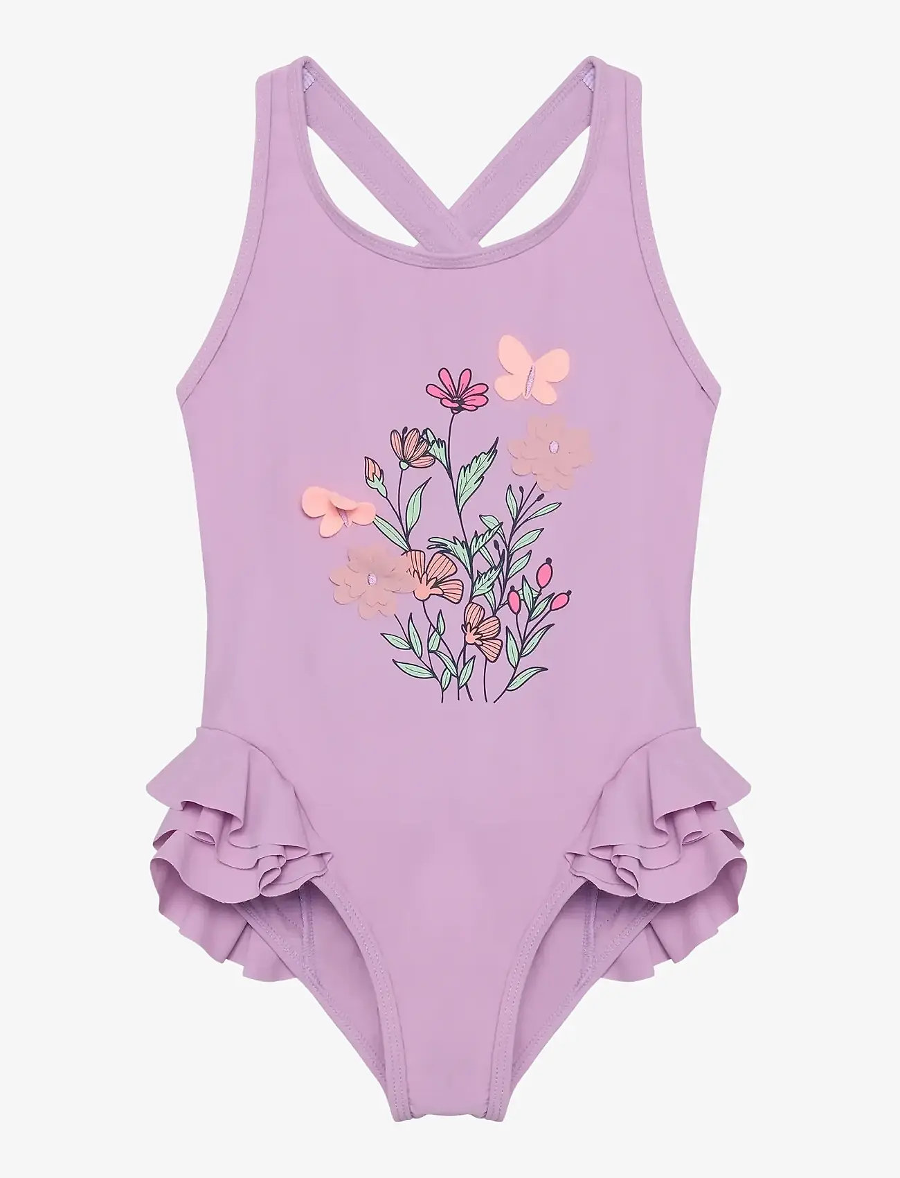 Color Kids - Swimsuit W. Application - badeanzüge - lavender mist - 0