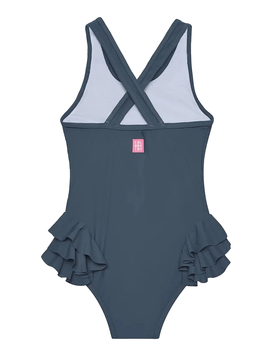 Color Kids - Swimsuit W. Application - ujumistrikood - turbulence - 1