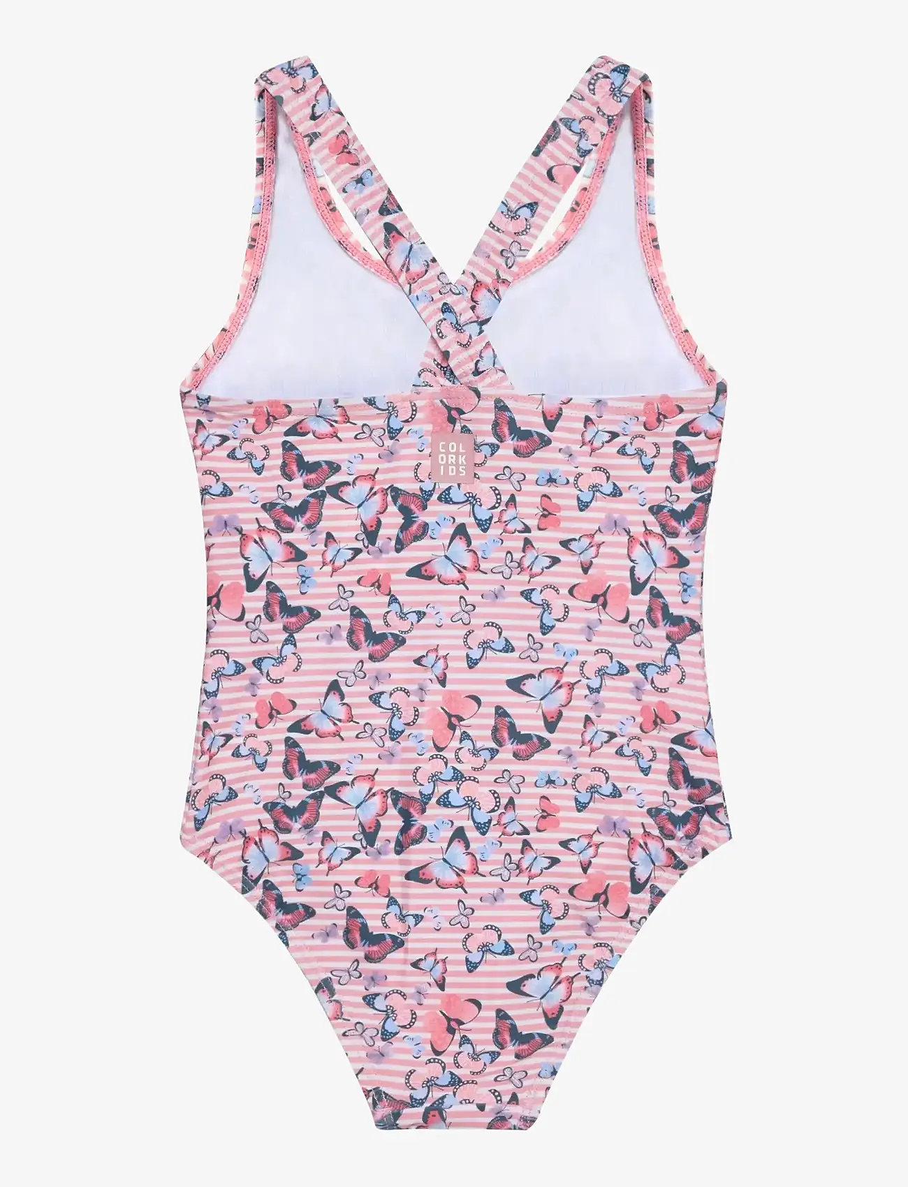 Color Kids - Swimsuit, AOP - badedragter - coral blush - 1