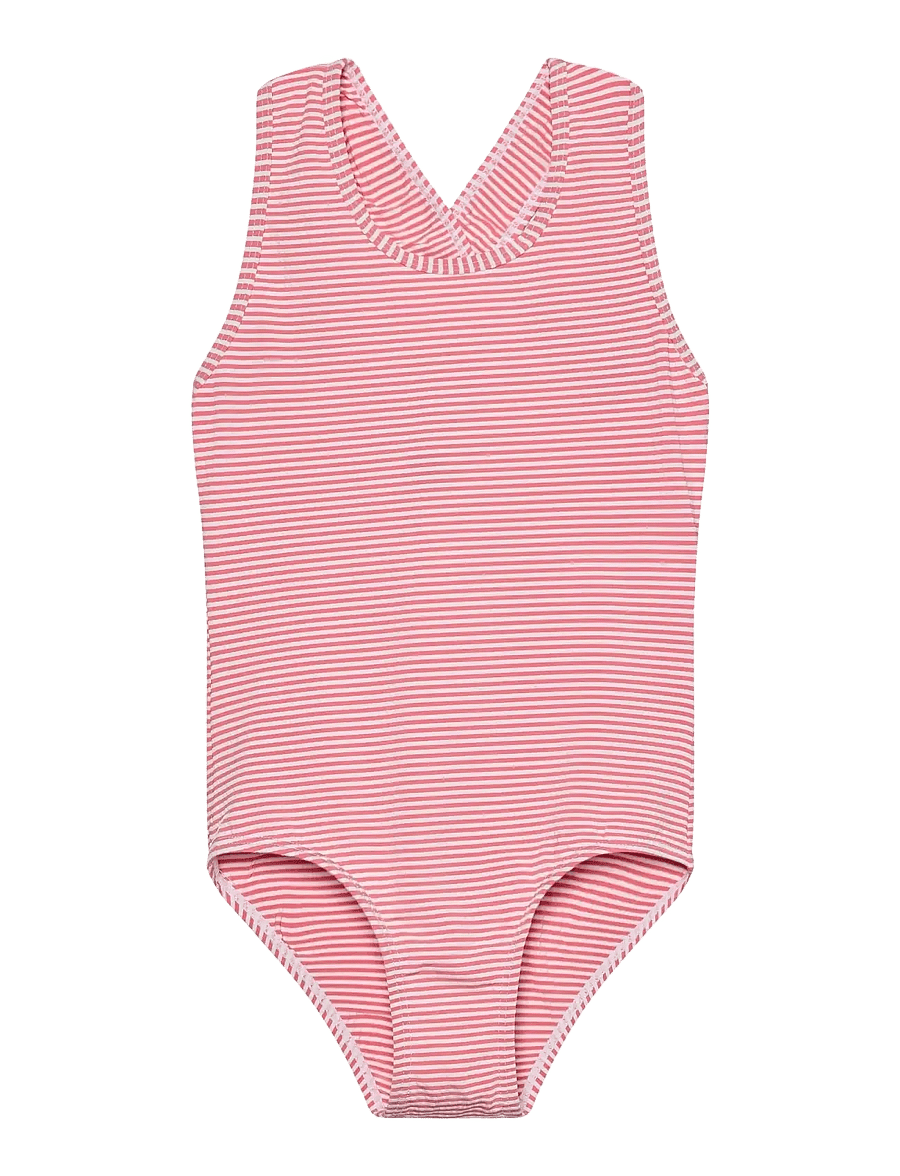 Color Kids - Swimsuit, Seersucker - badedragter - pink lemonade - 0