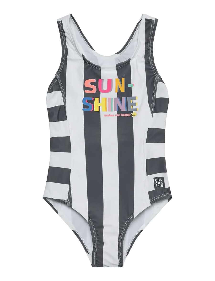 Color Kids - Swimsuit Sporty, AOP - ujumistrikood - turbulence - 1