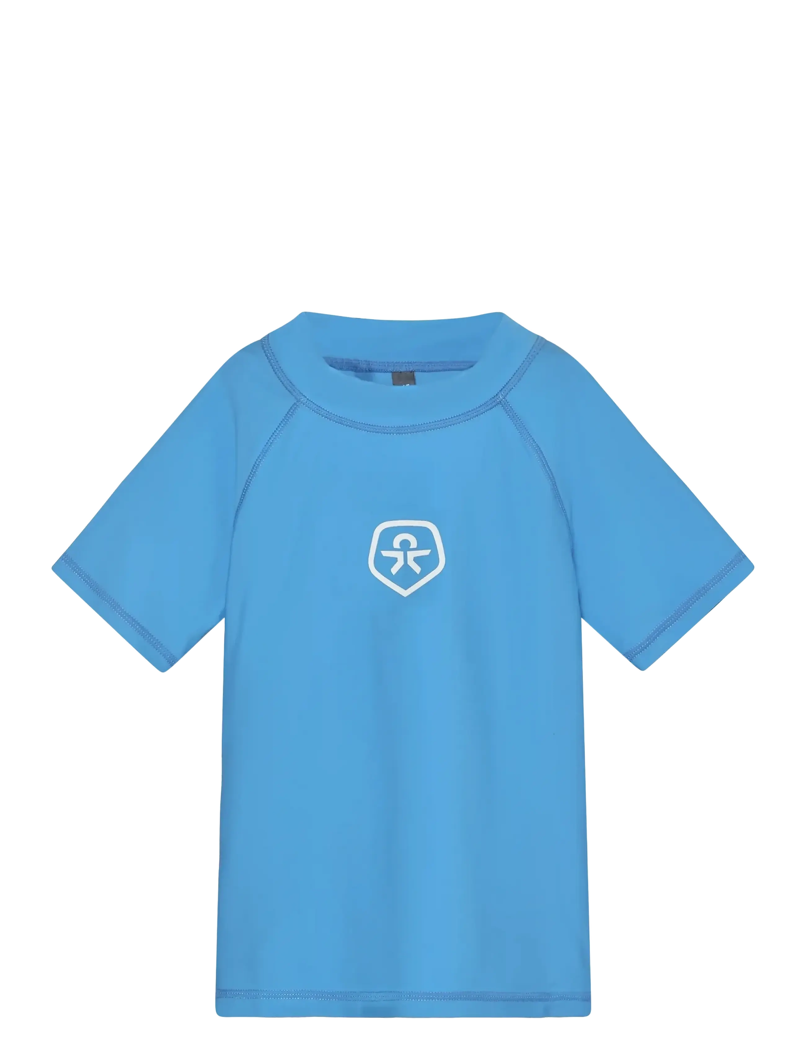 Color Kids - T-shirt, Solid - bade-oberteile - azure blue - 0