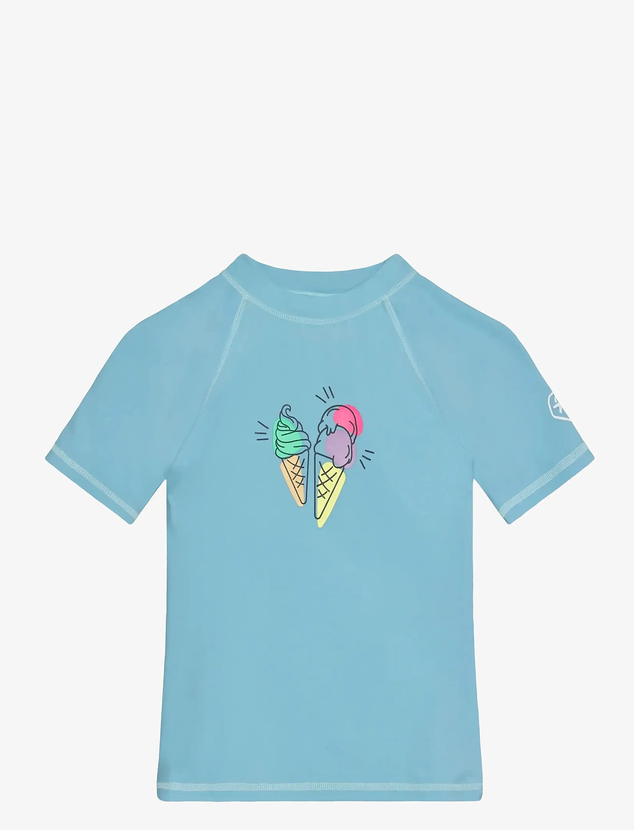 Color Kids - T-shirt W. Print - badtoppar - cerulean - 0