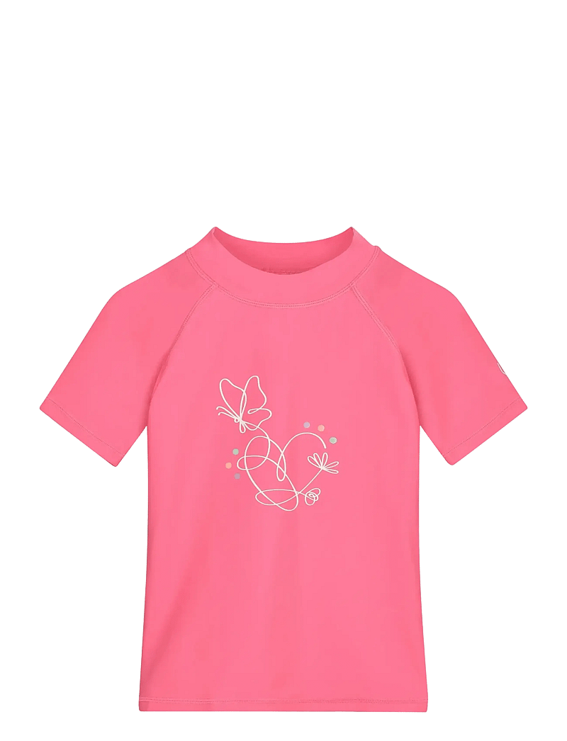 Color Kids - T-shirt W. Print - badtoppar - pink lemonade - 0