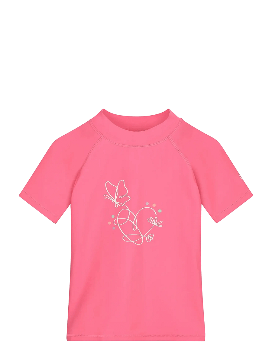 Color Kids - T-shirt W. Print - uv-tøj - pink lemonade - 0