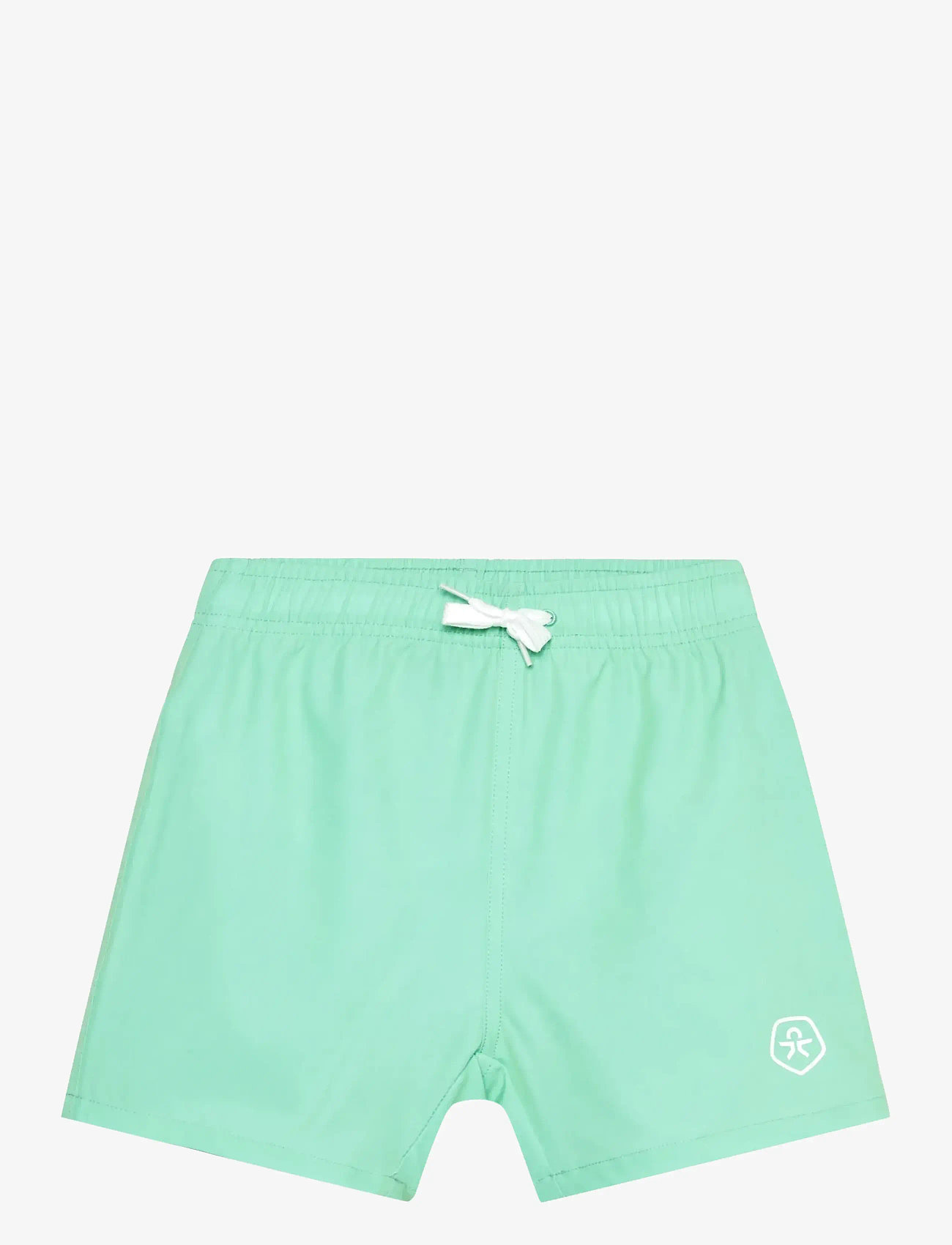 Color Kids - Swim Shorts, Solid - badebukser - cabbage - 0