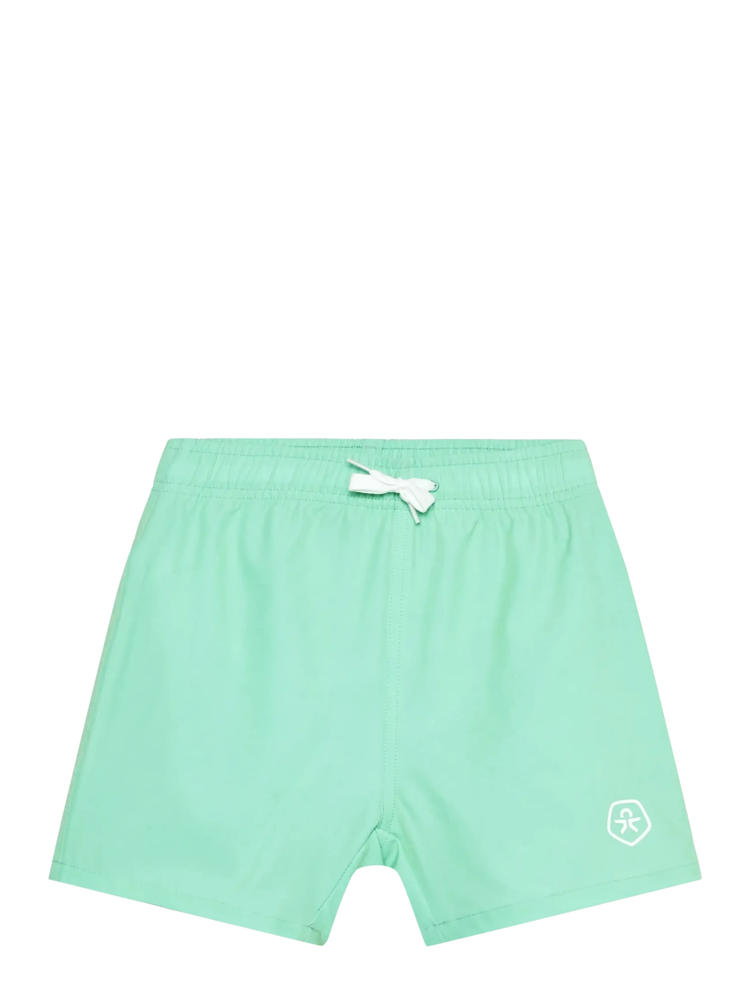 Color Kids Swim Shorts, Solid - Kläder - CABBAGE / green