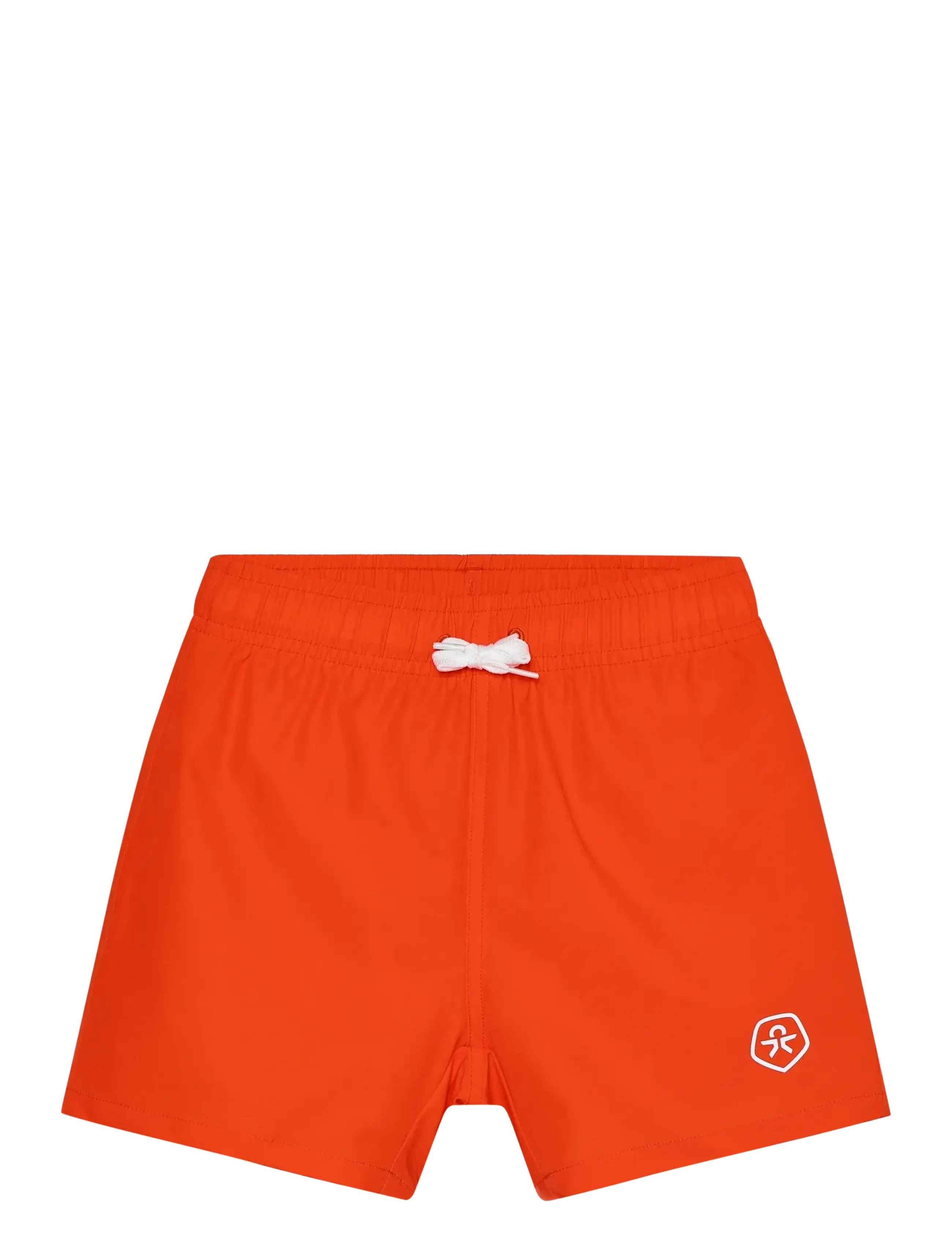 Color Kids Swim Shorts, Solid - Teens 9-14 år - GRENADINE / orange