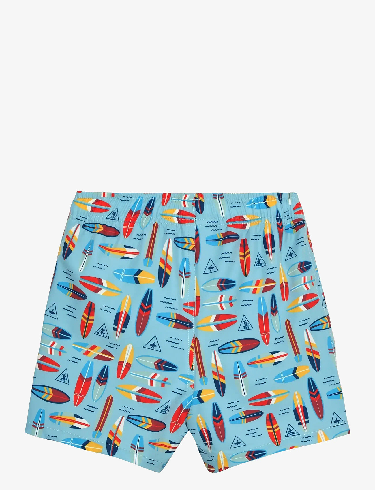 Color Kids - Swim Shorts, AOP - badebukser - cerulean - 1