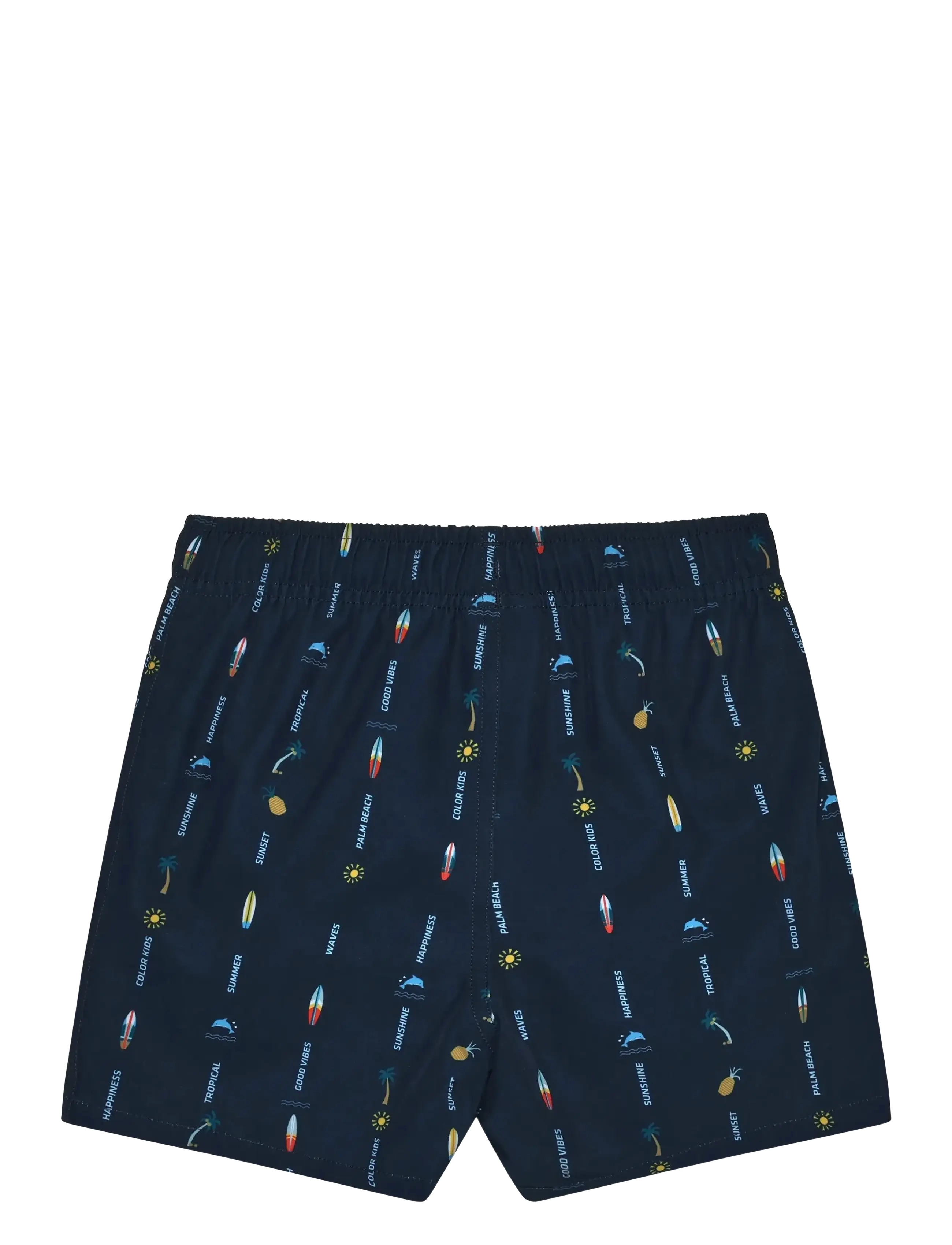 Color Kids - Swim Shorts, AOP - badebukser - dress blues - 1