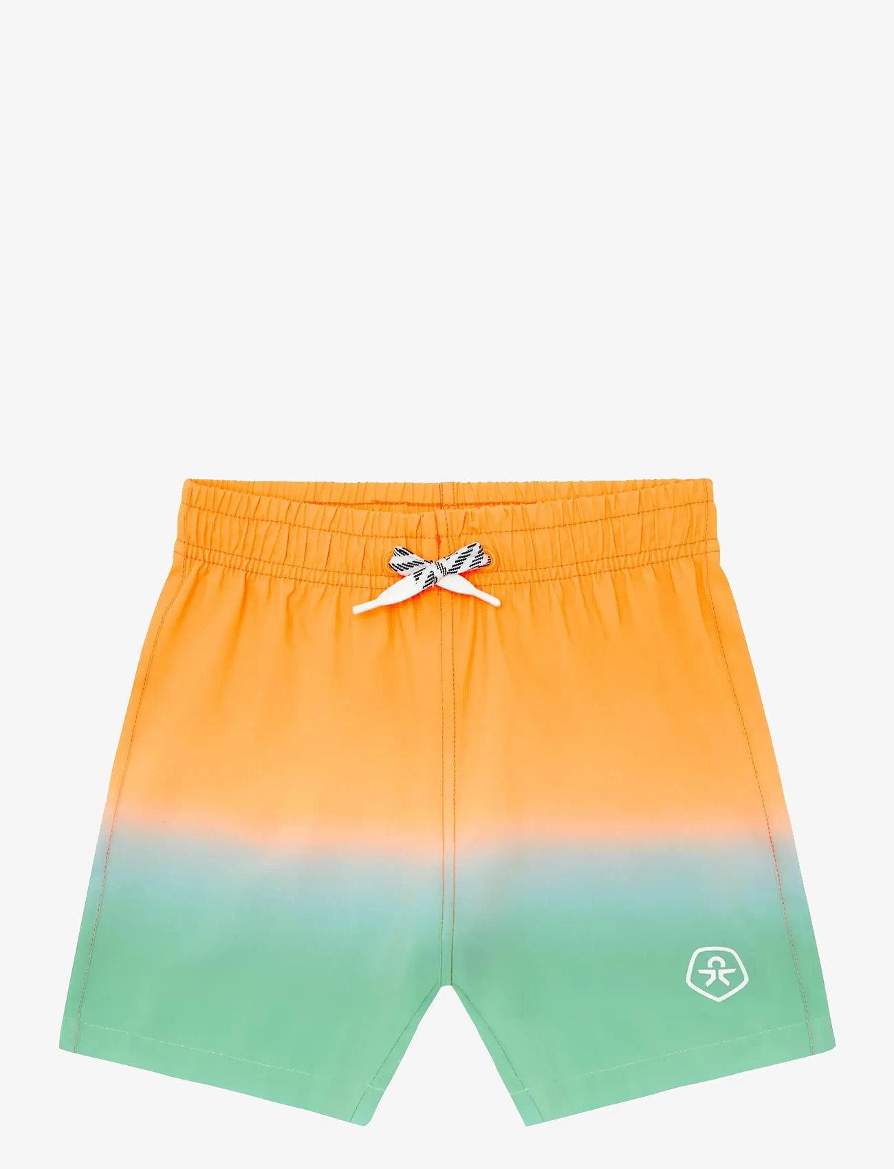 Color Kids - Swim Shorts,  AOP & Magic - badbyxor - orange pop - 0