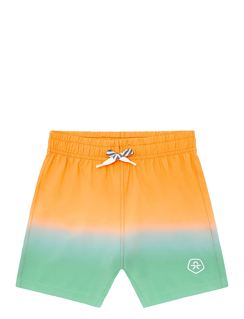 Color Kids - Swim Shorts, AOP & Magic - badbyxor - orange pop - 0