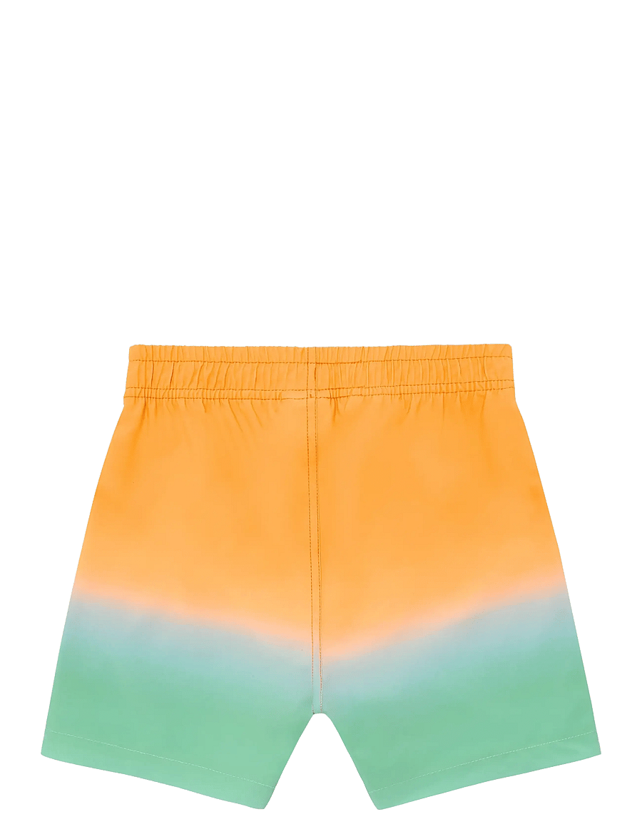 Color Kids - Swim Shorts, AOP & Magic - badehosen - orange pop - 1