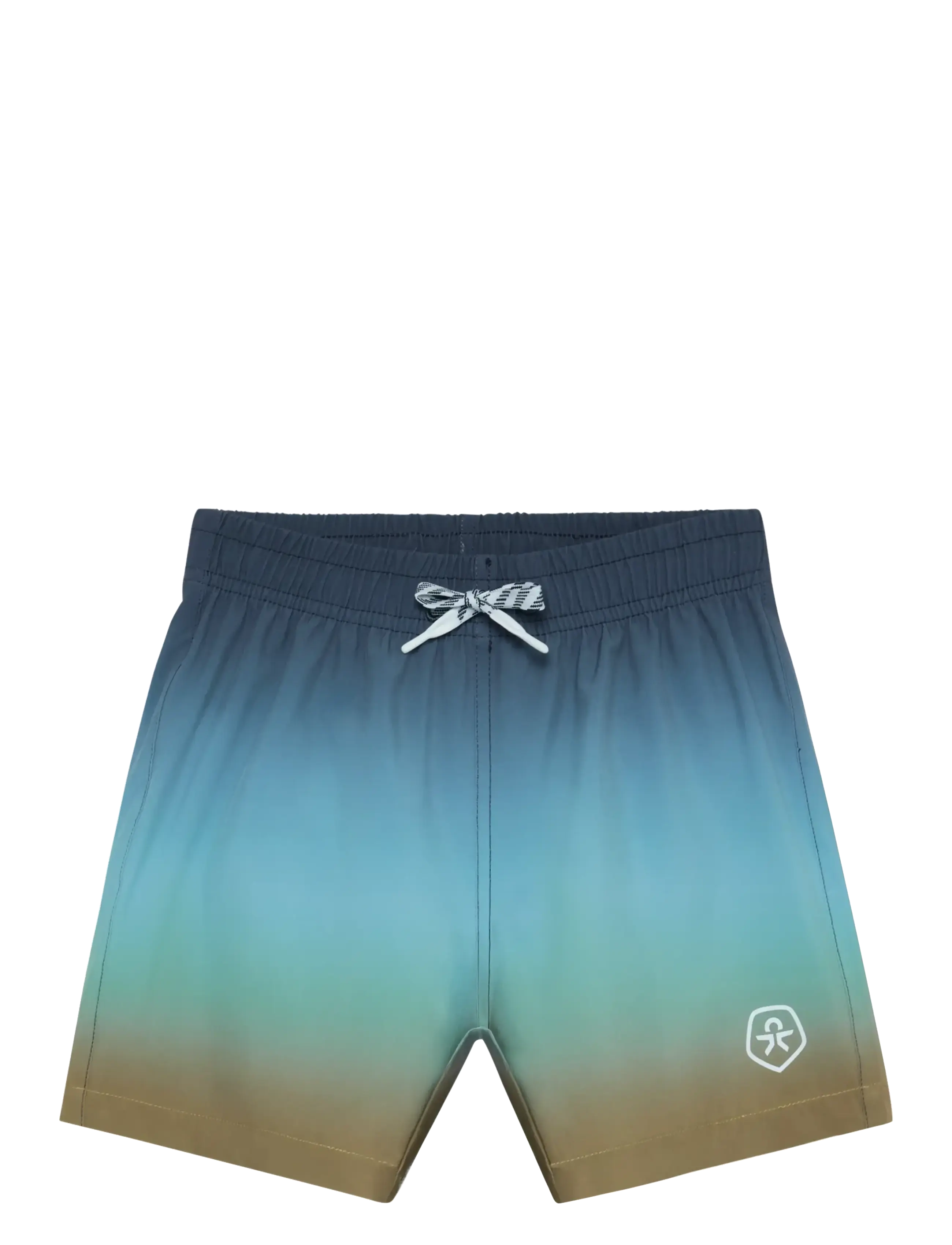 COLOR Kinder Badeshorts, Aop & Magic Blau - 110 - Kinder