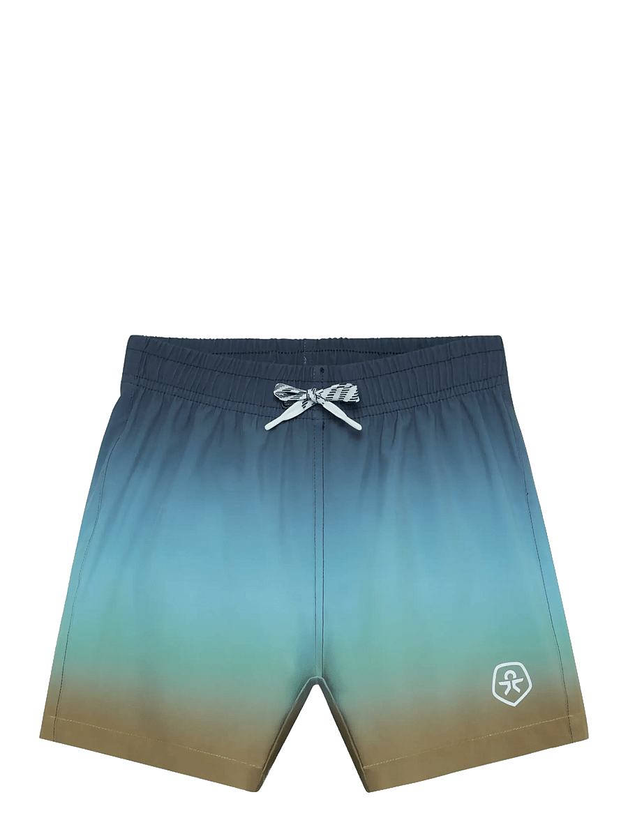 Color Kids - Swim Shorts, AOP & Magic - badehosen - turbulence - 0