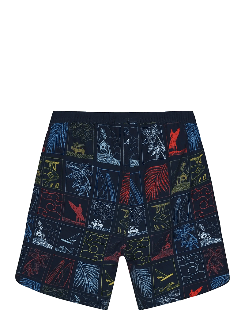 Color Kids - Swim Long Shorts, AOP - badehosen - dress blues - 2