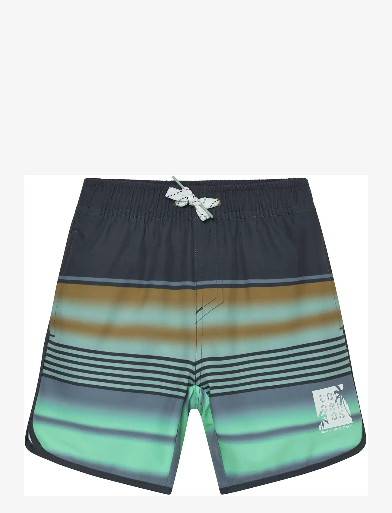 Color Kids - Swim Long Shorts, AOP - swim shorts - fennel seed - 1