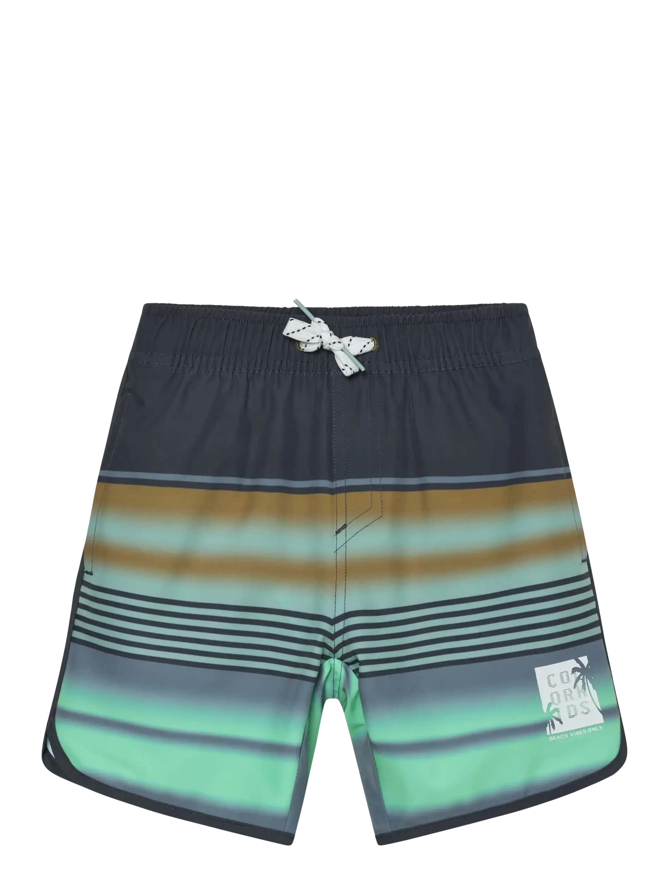 Color Kids Swim Long Shorts, AOP - 4 for 3 - FENNEL SEED / green