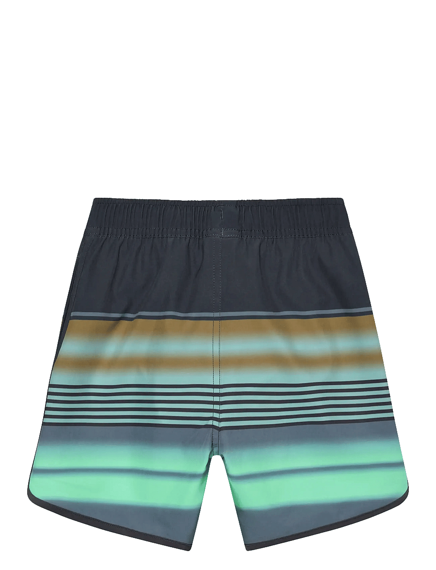 Color Kids - Swim Long Shorts, AOP - badebukser - fennel seed - 2