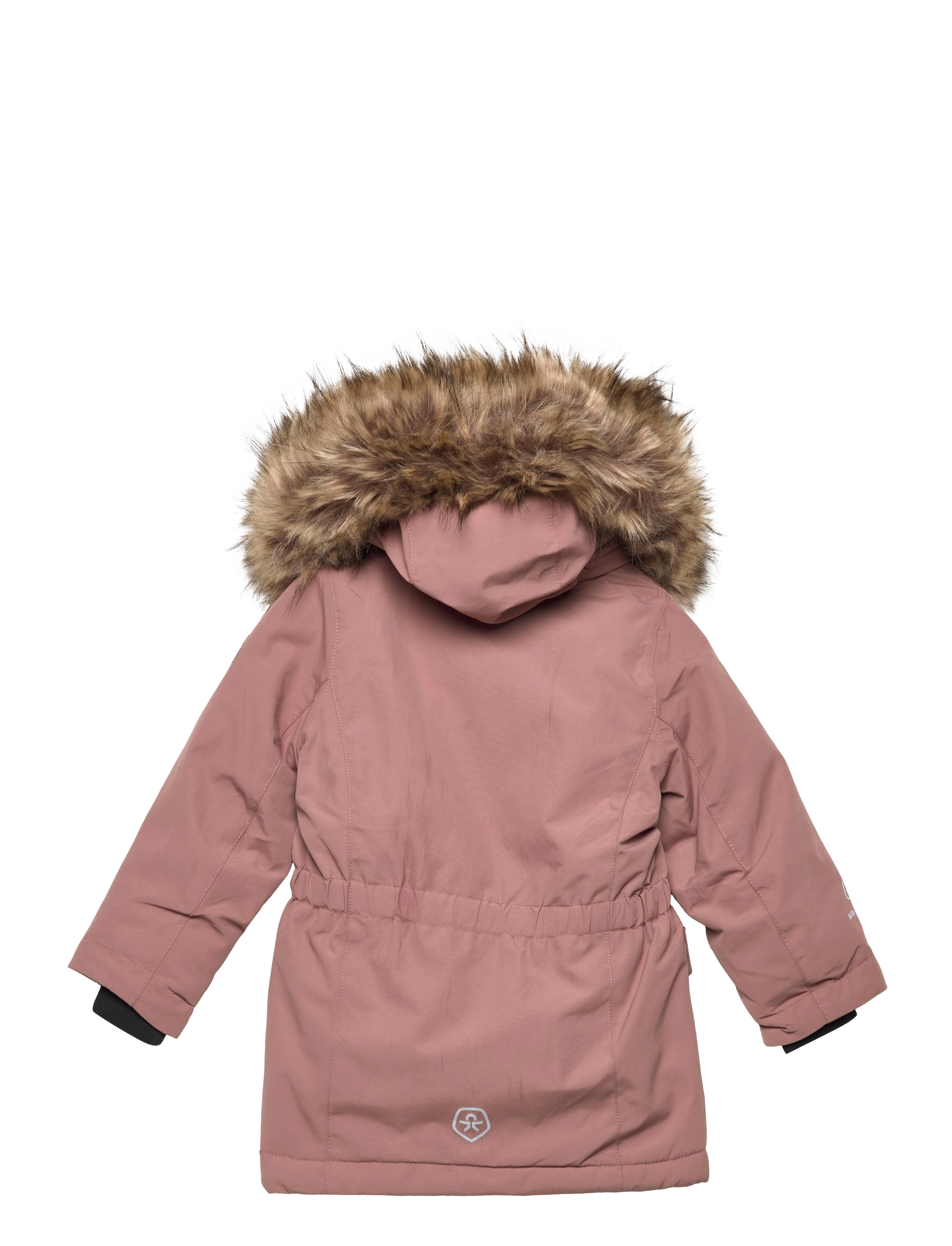 Color Kids - Parka w. fake fur, AF 10.000 - burlwood - 1