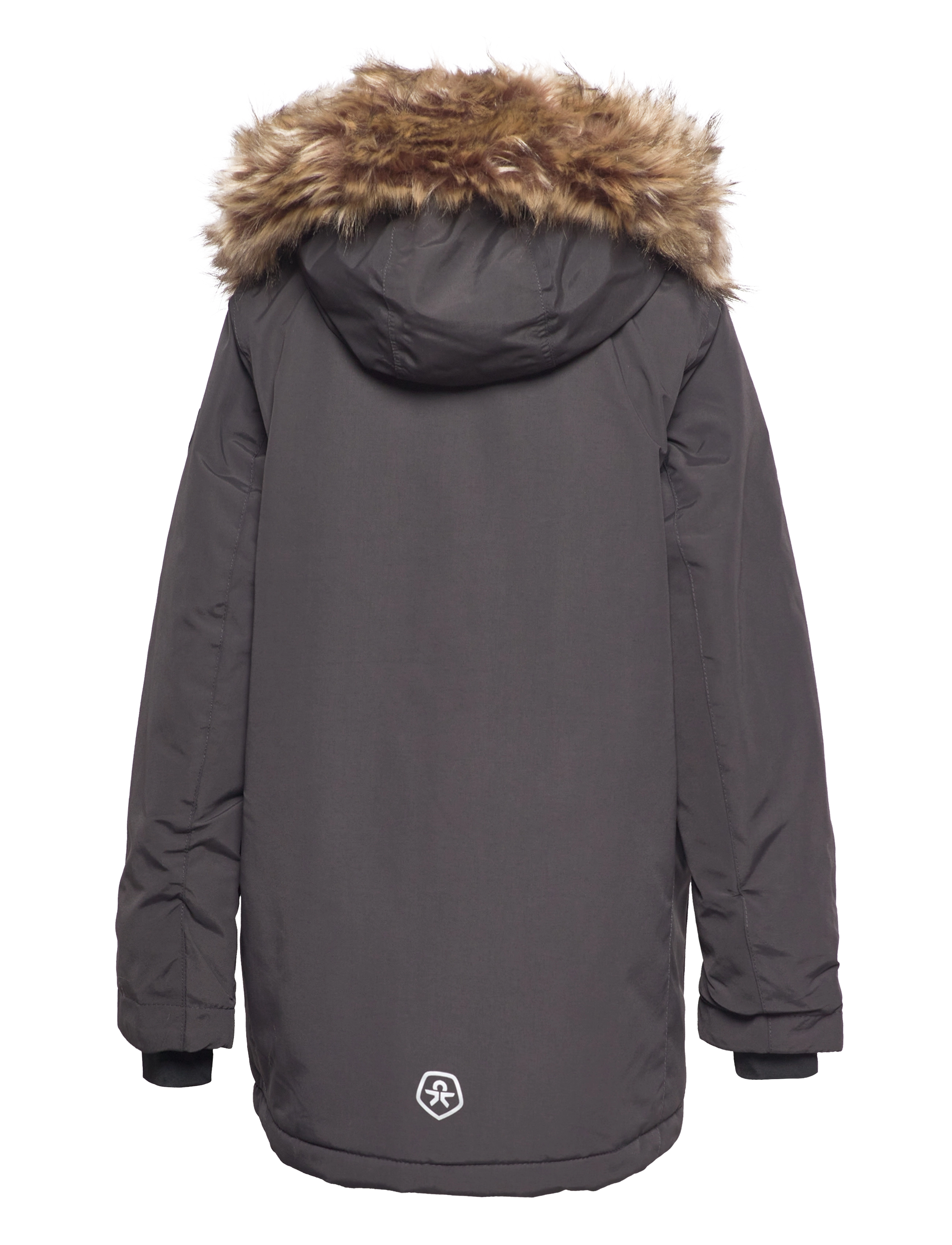 Color Kids - Parka W. Fake Fur - phantom - 1