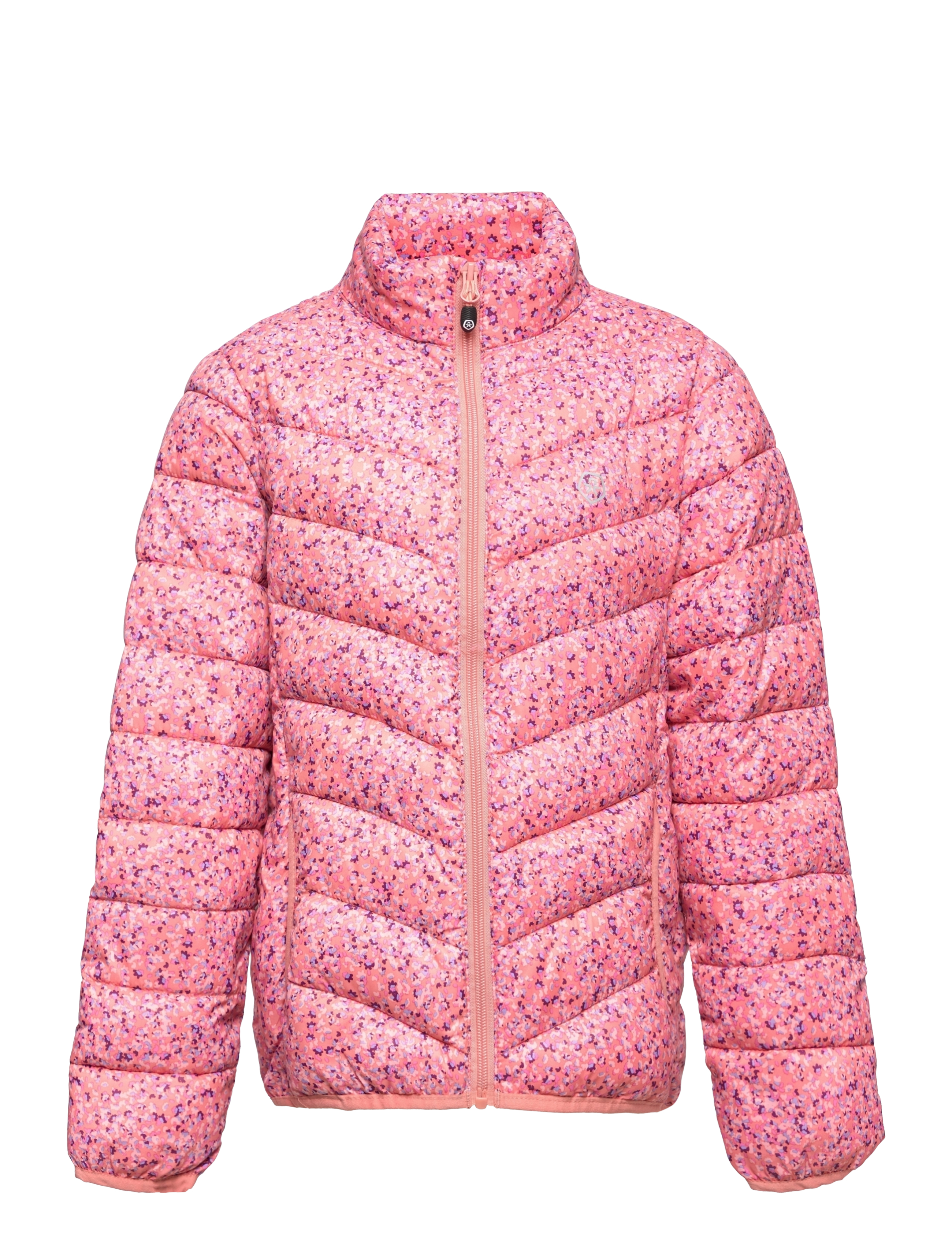 Color Kids - Jacket quilted, packable AOP - rosette - 0