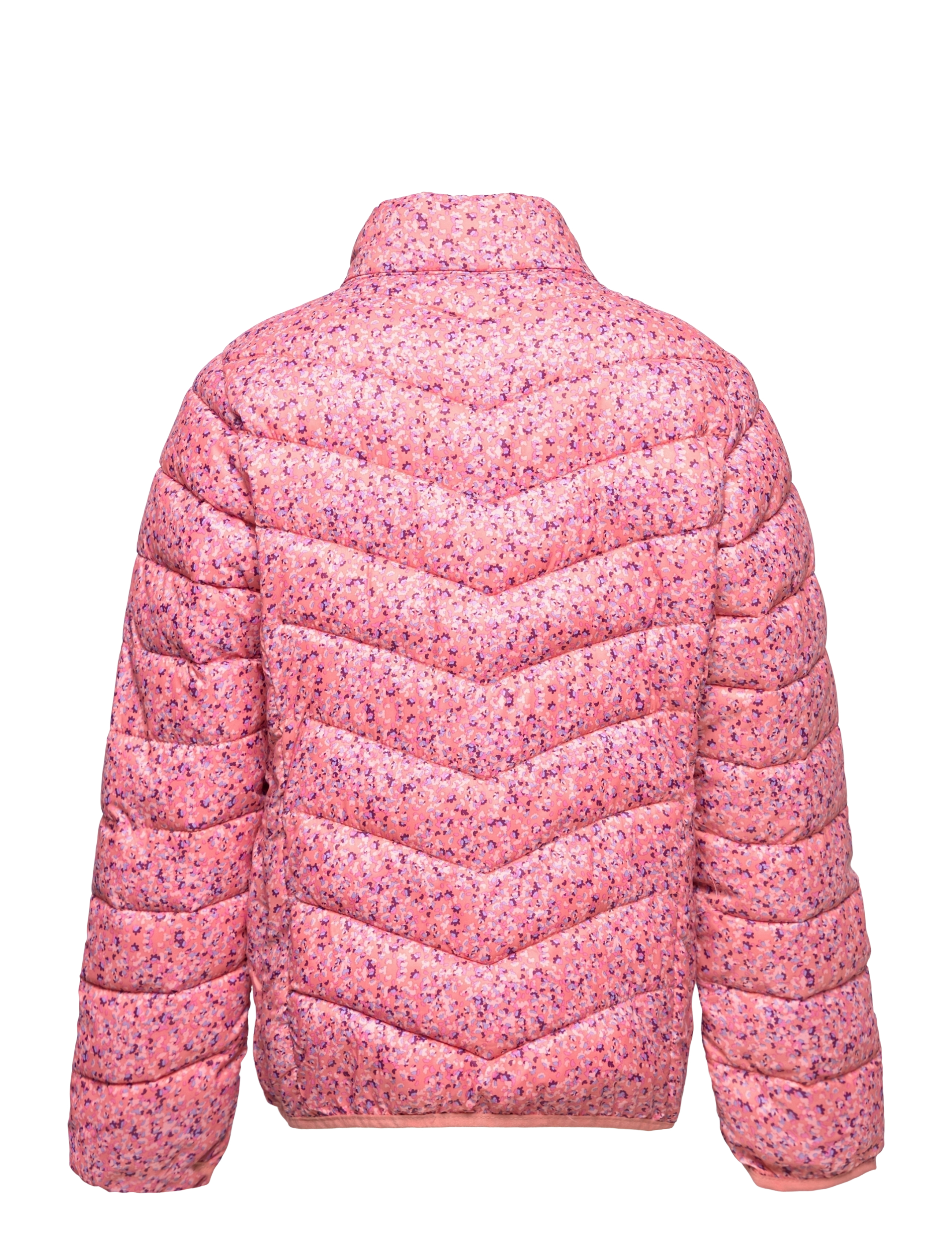 Color Kids - Jacket quilted, packable AOP - rosette - 1