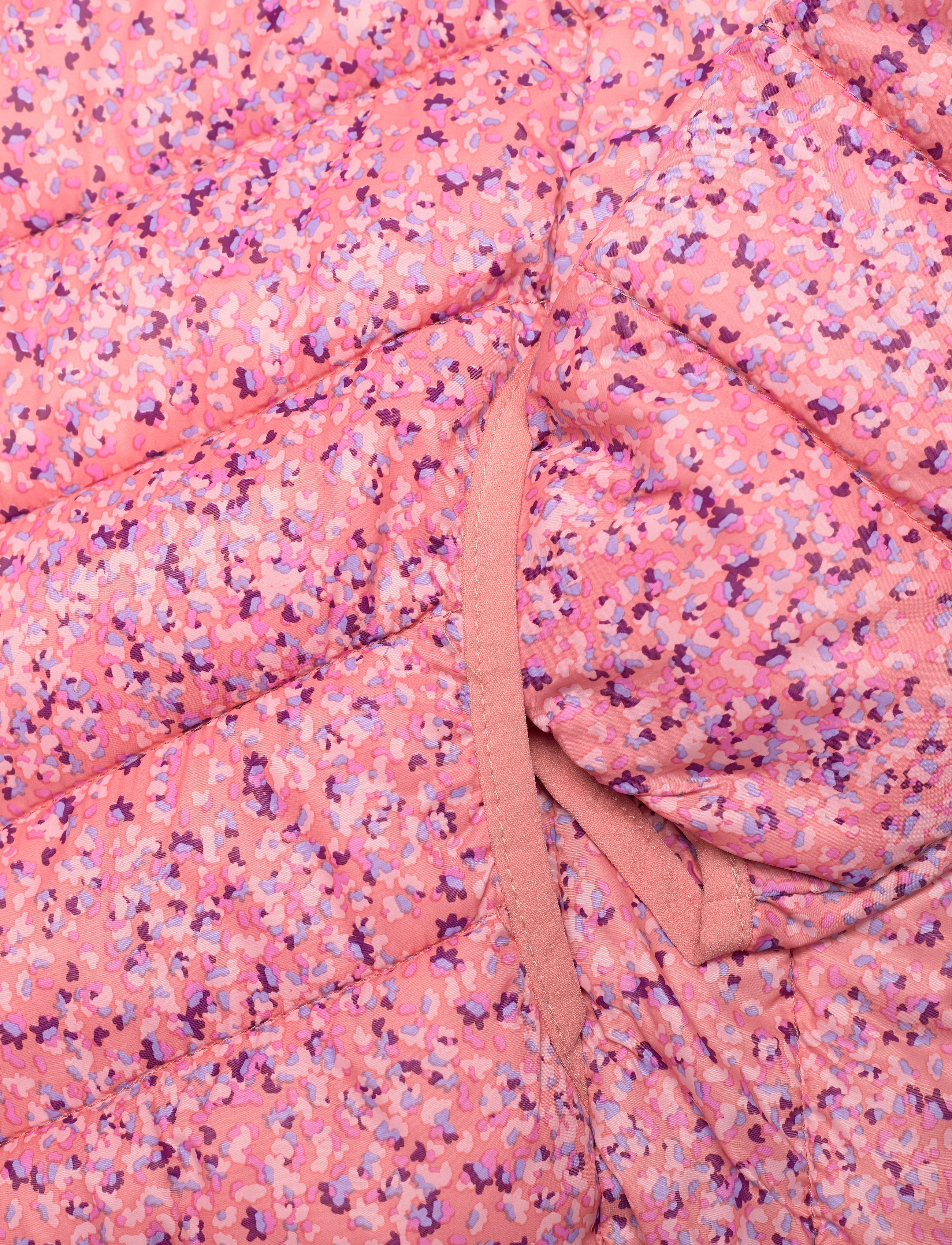 Color Kids - Jacket quilted, packable AOP - rosette - 3
