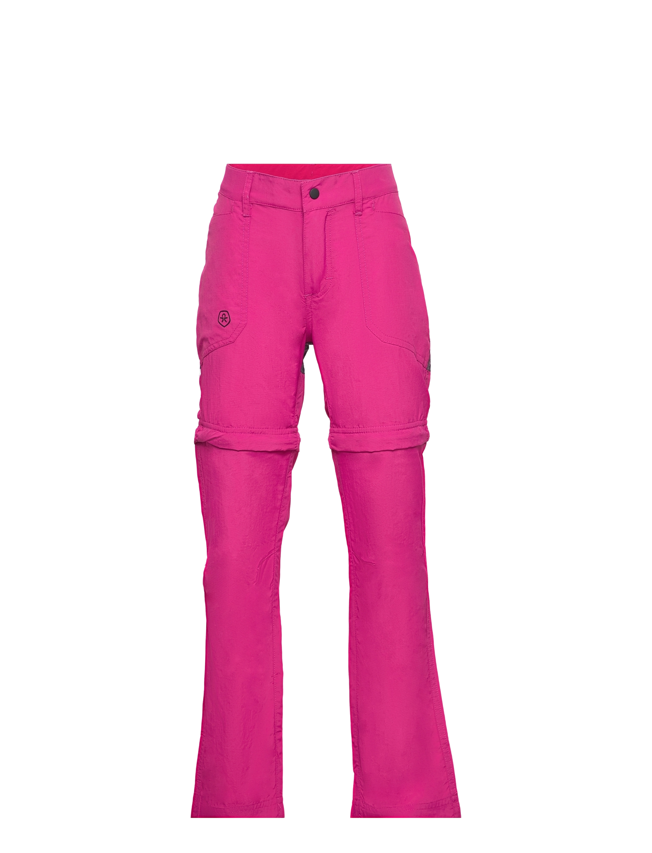 Color Kids - Pants w. zip off - festival fuchsia - 0