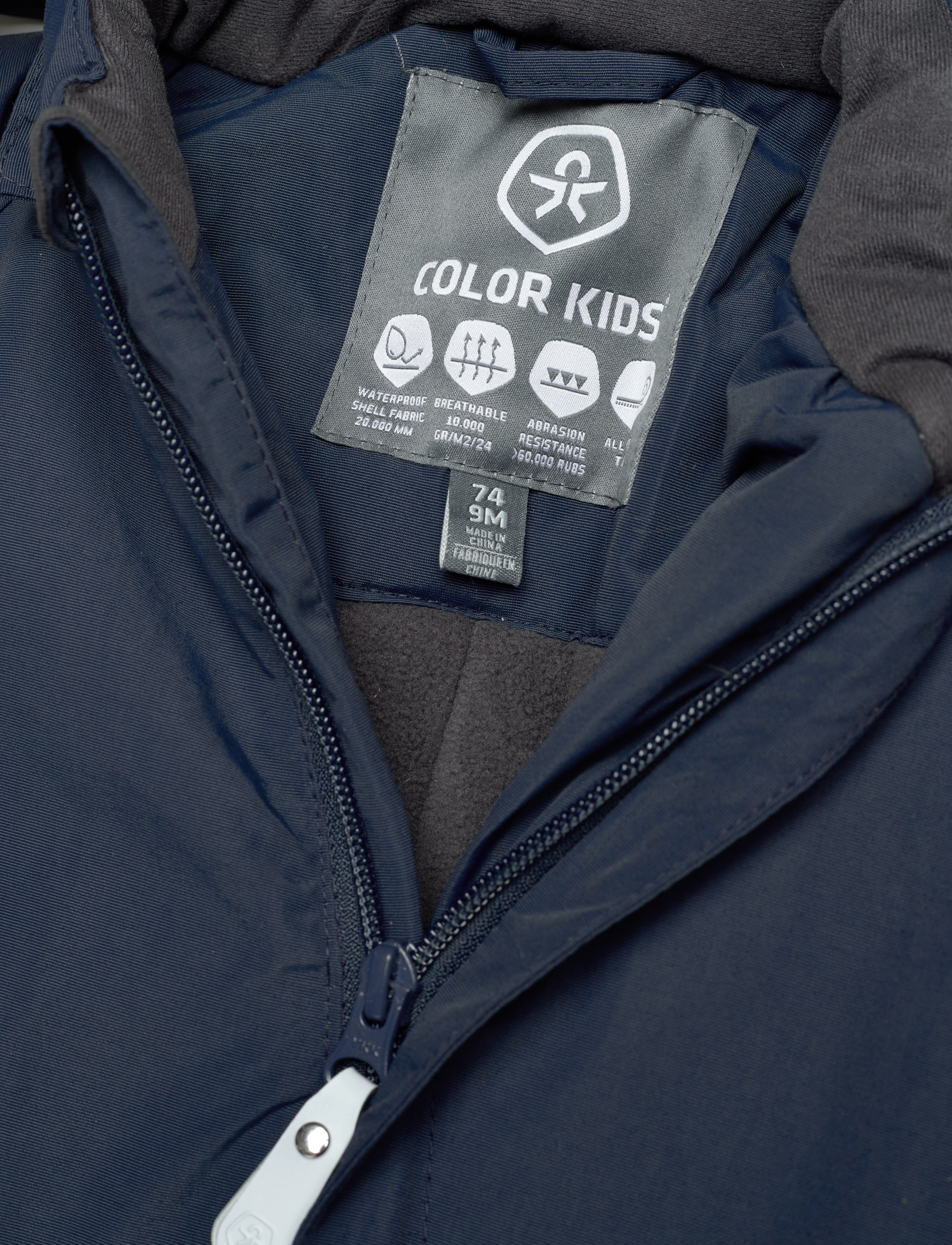 Color Kids - Coverall w.fake fur, AF 20.000 - total eclipse - 5