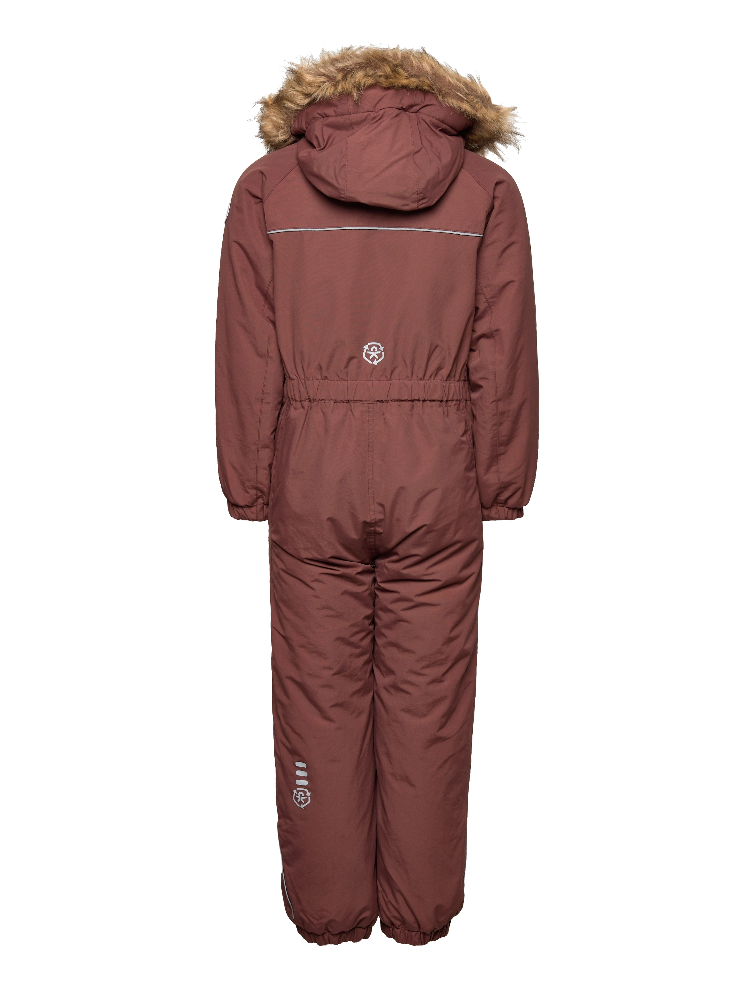 Color Kids - Coverall w.fake fur, AF 20.000 - marron - 1