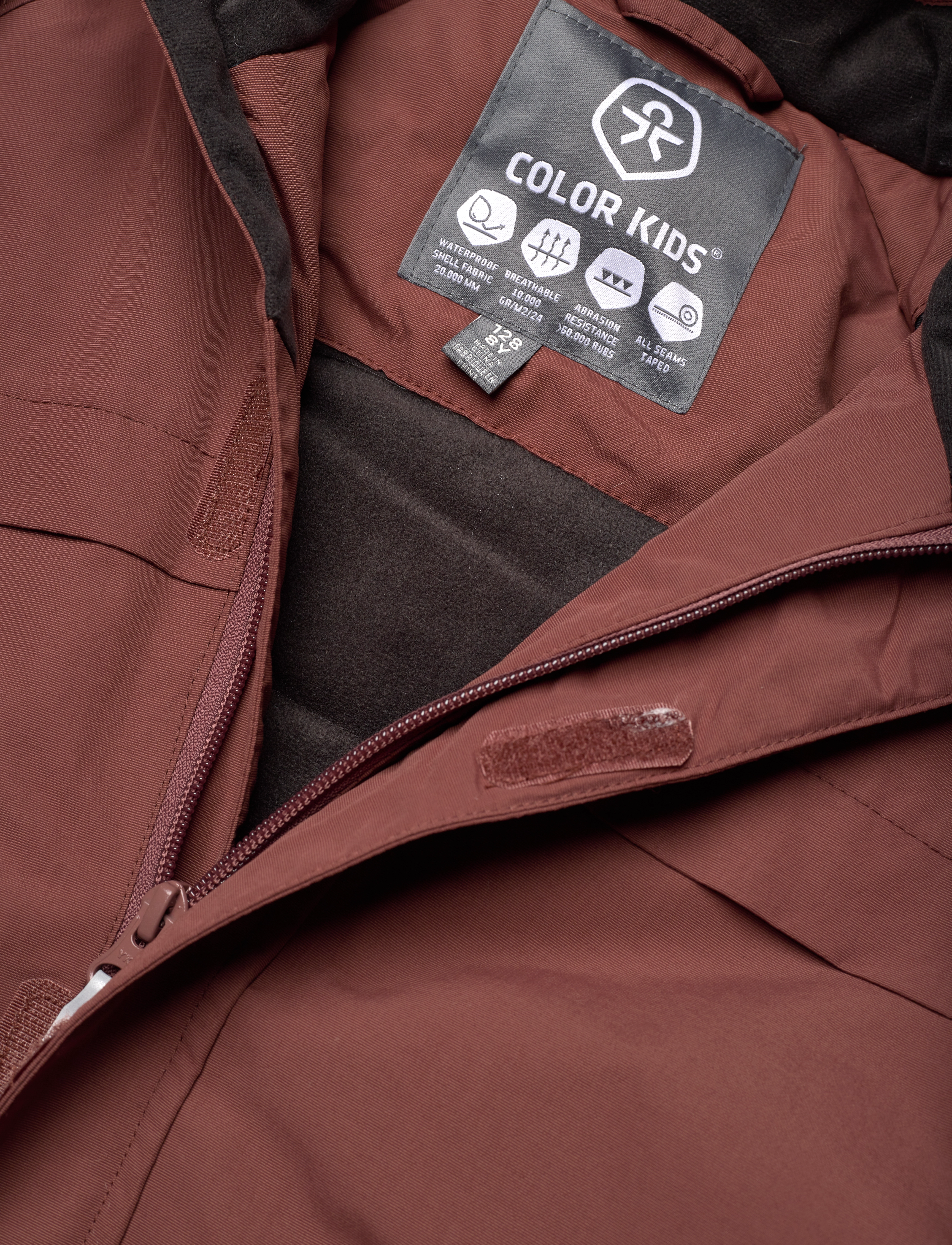 Color Kids - Coverall w.fake fur, AF 20.000 - marron - 5