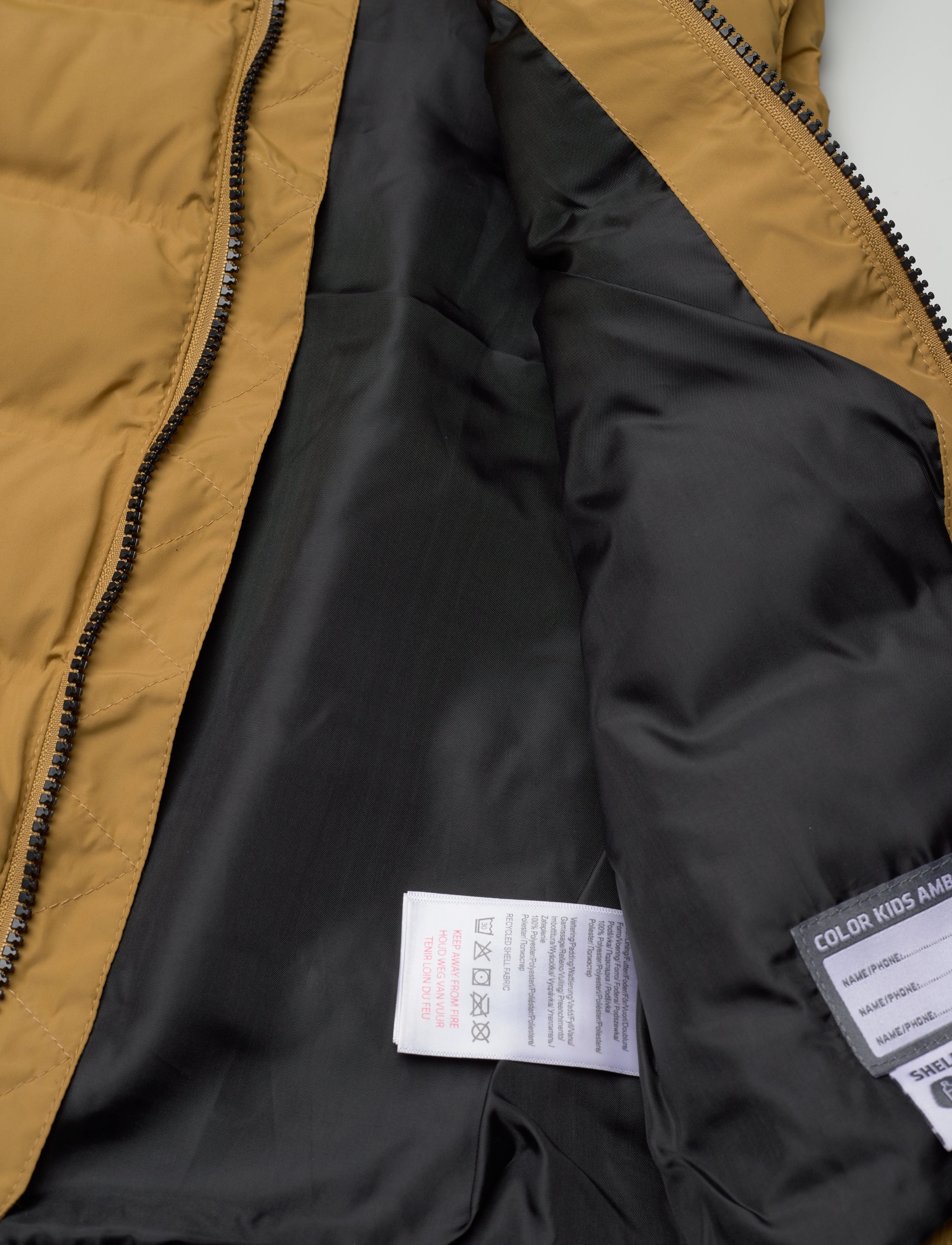 Color Kids - Waist Coat-Quilted - dried tobacco - 4