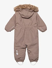 Color Kids - Coverall W. Fake Fur - snowsuit - fossil - 1
