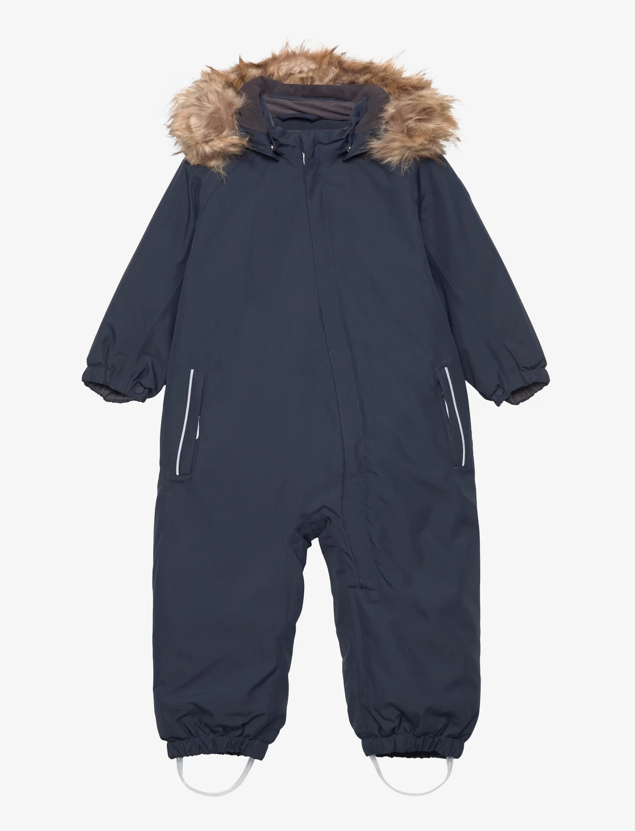 Color Kids - Coverall W. Fake Fur - vinterdress - total eclipse - 0