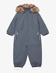 Color Kids - Coverall W. Fake Fur - vinteroveraller - turbulence - 0