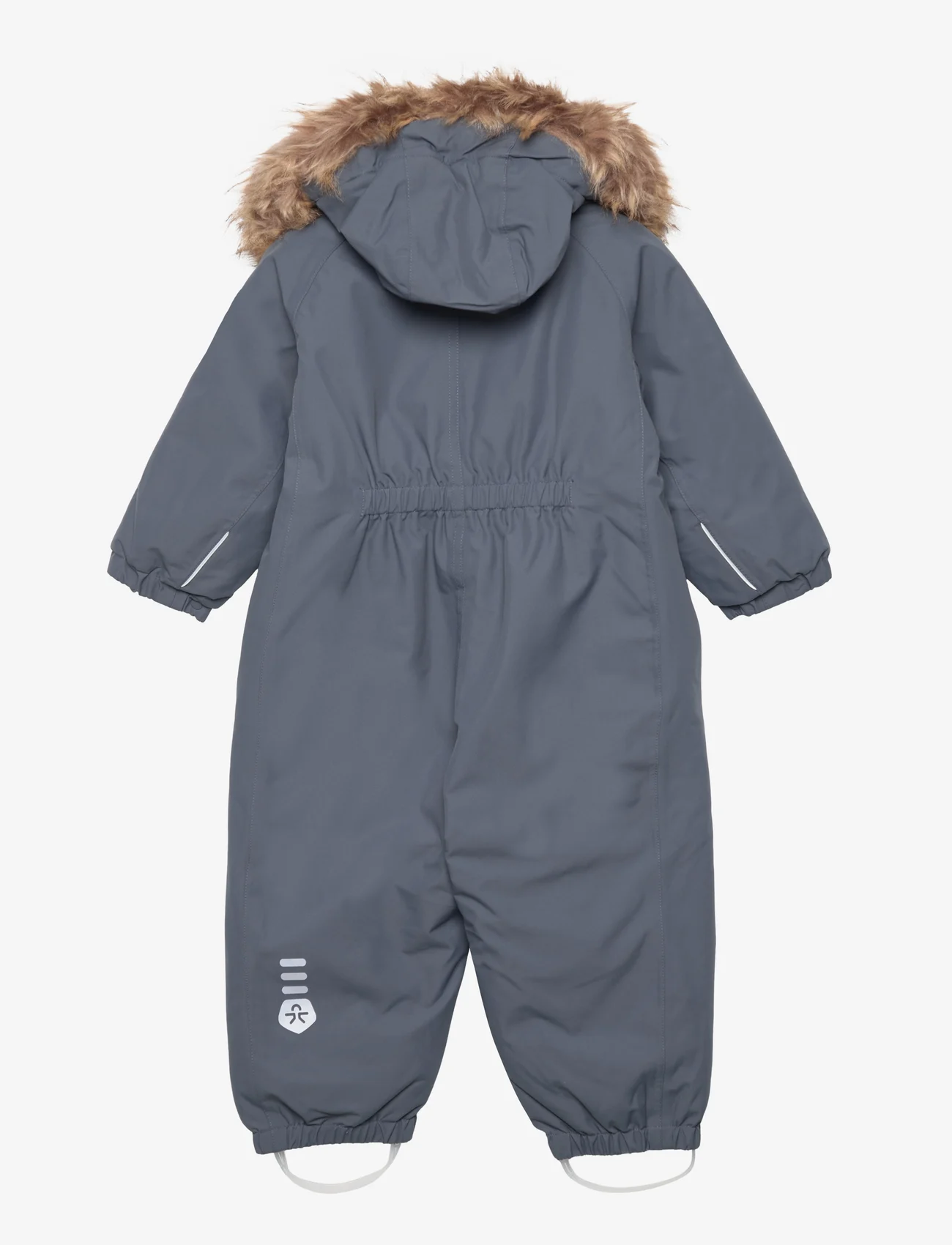 Color Kids - Coverall W. Fake Fur - vinteroveraller - turbulence - 1