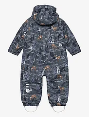 Color Kids - Coverall - AOP - vinterdress - turbulence - 1