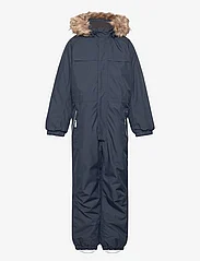 Color Kids - Coverall  W. Fake Fur - vinterdress - total eclipse - 0