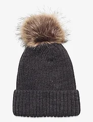 Color Kids - Hat W. Detachable Fake Fur - najniższe ceny - phantom - 1