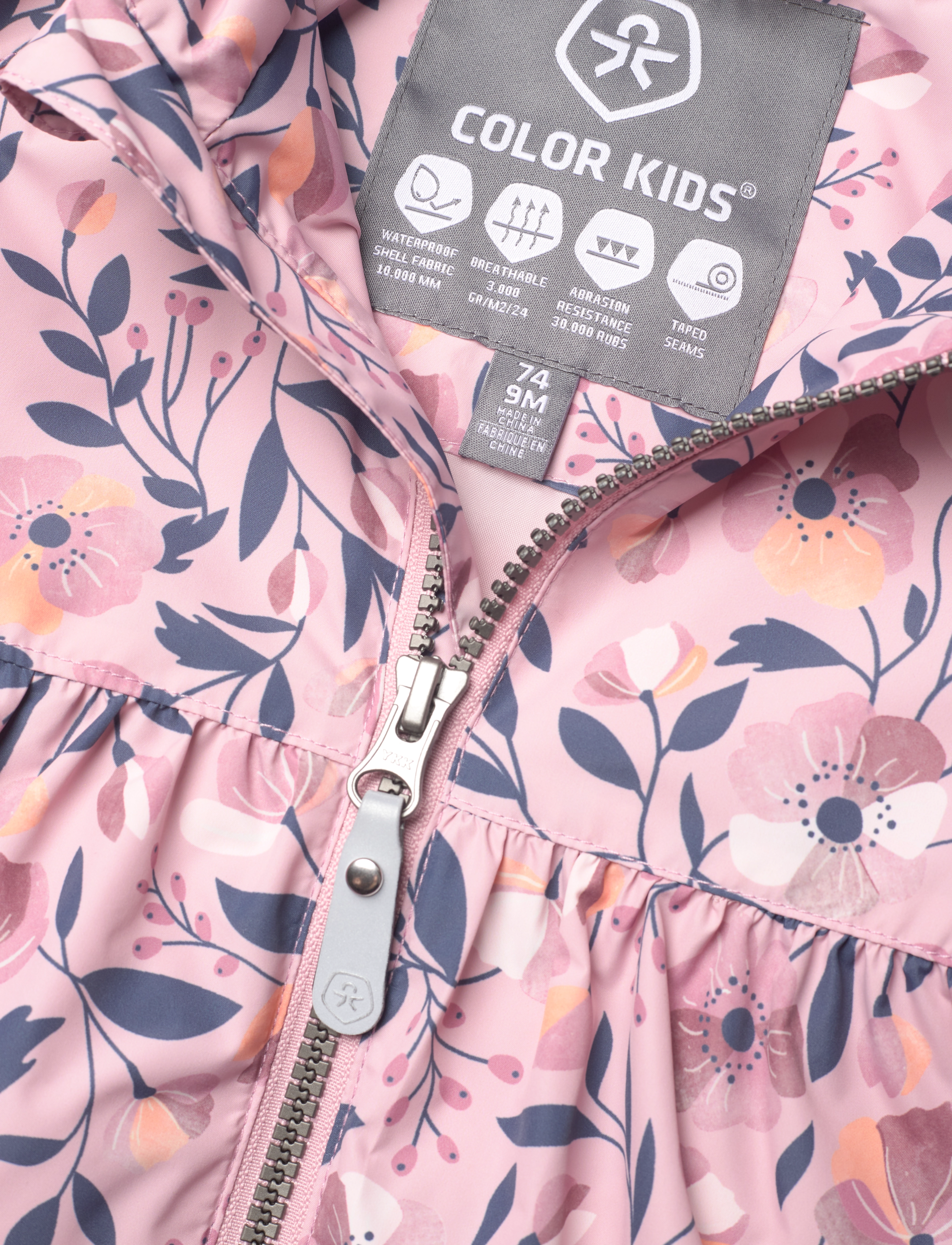 Color Kids - Girls Baby Jacket - AOP - bleached mauve - 2